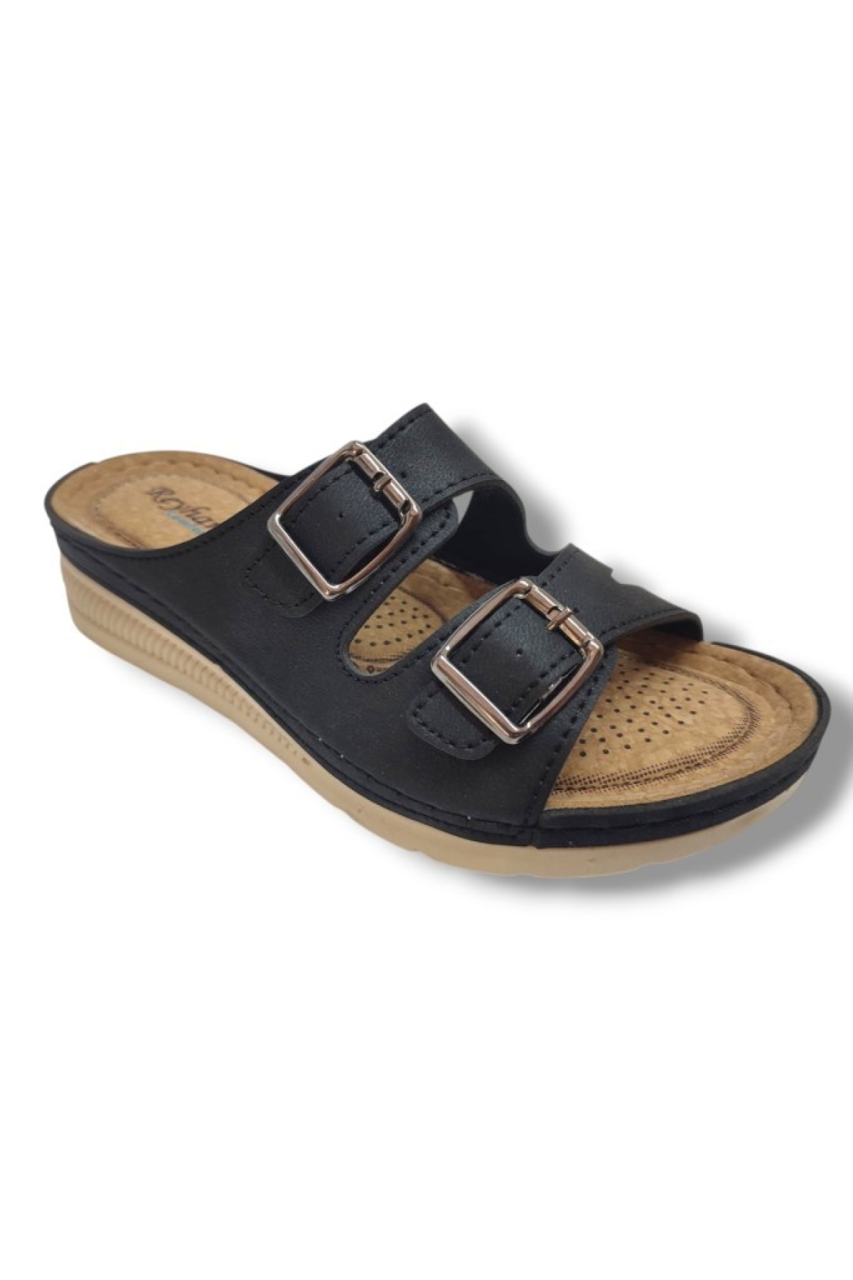 Avox 765-25 Çift Tokalı Comfort Kadın Terlik - Görsel 2