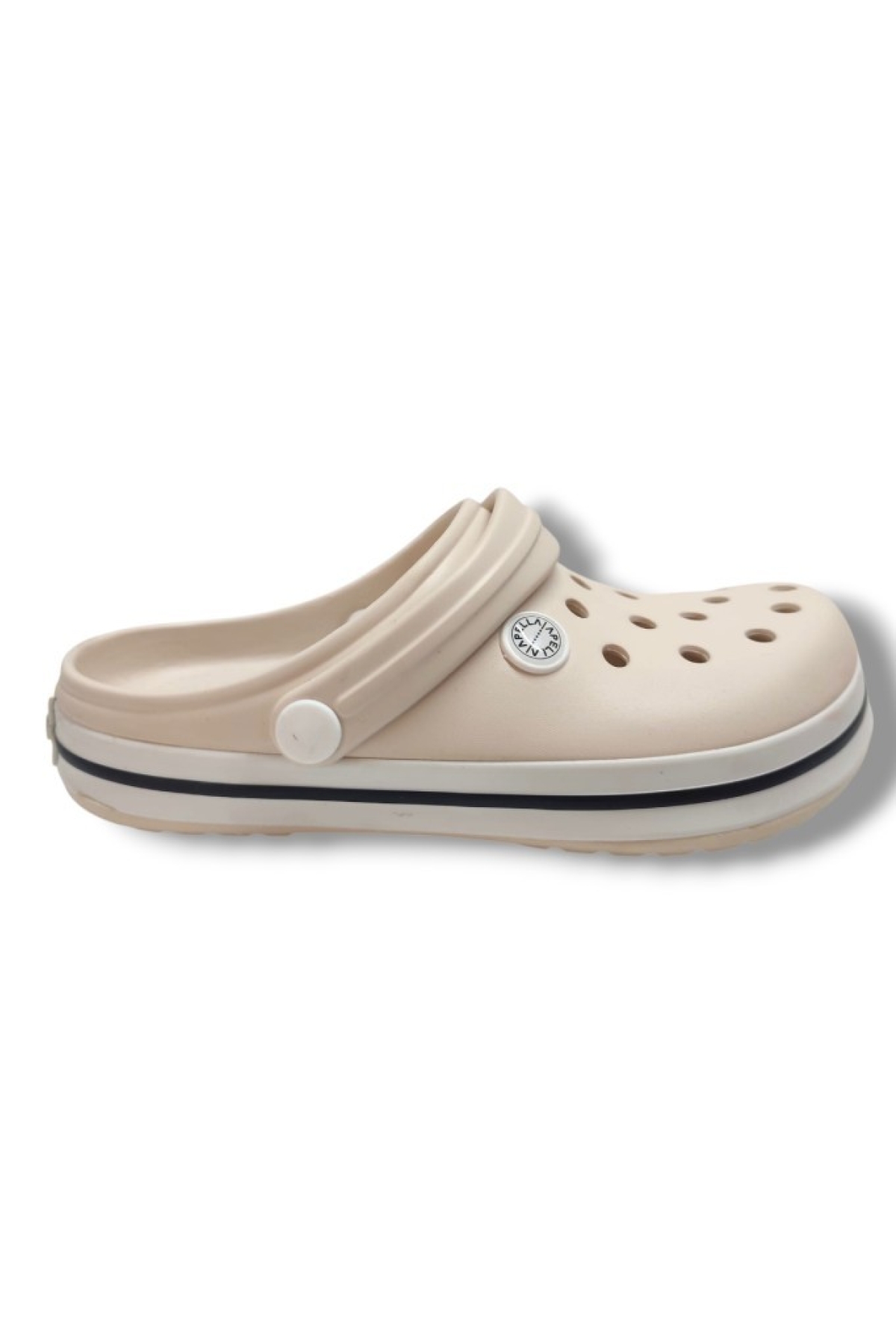 E800-2-25 Sabo Terlik Bej Beyaz Siyah 36-40 - Görsel 3