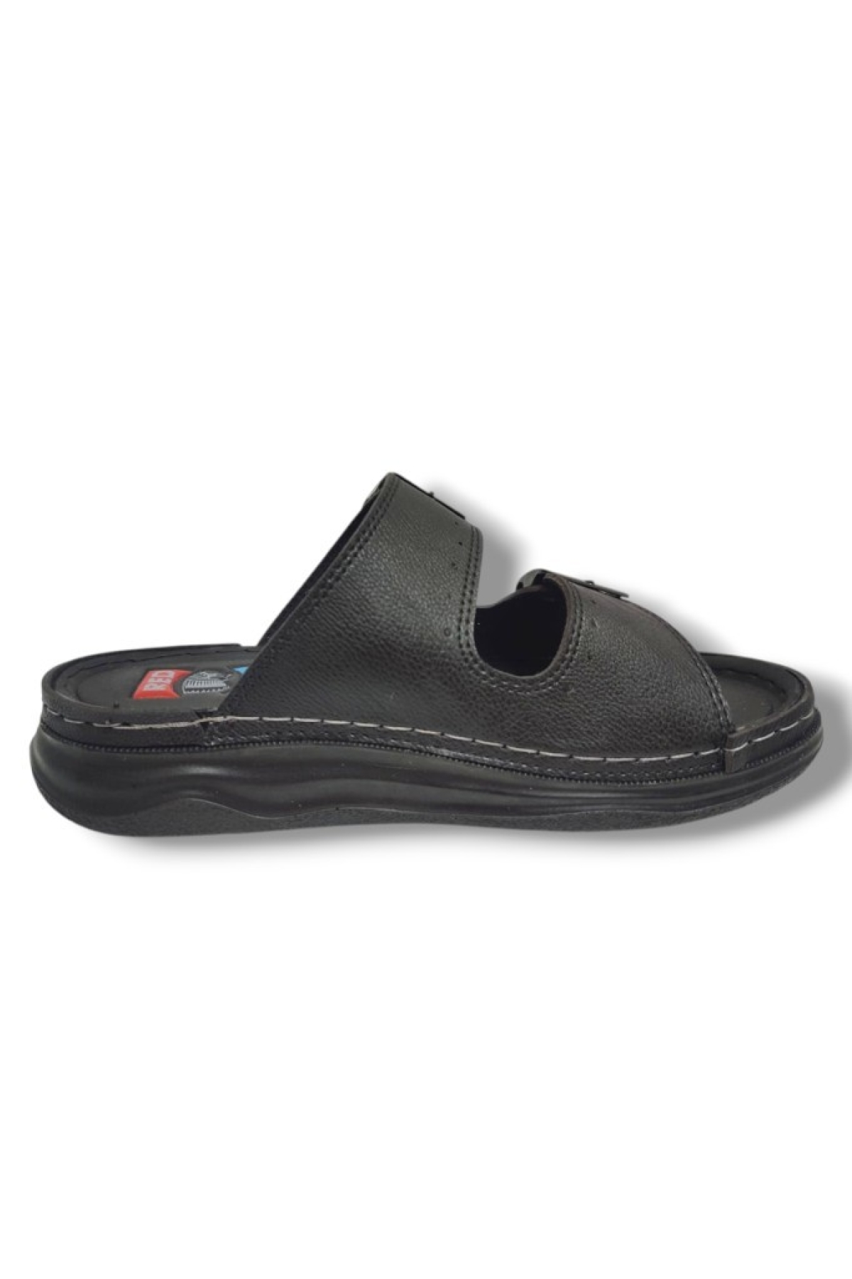 05-25 Anatomik Çift Bant Tokalı Erkek Terlik - Görsel 2