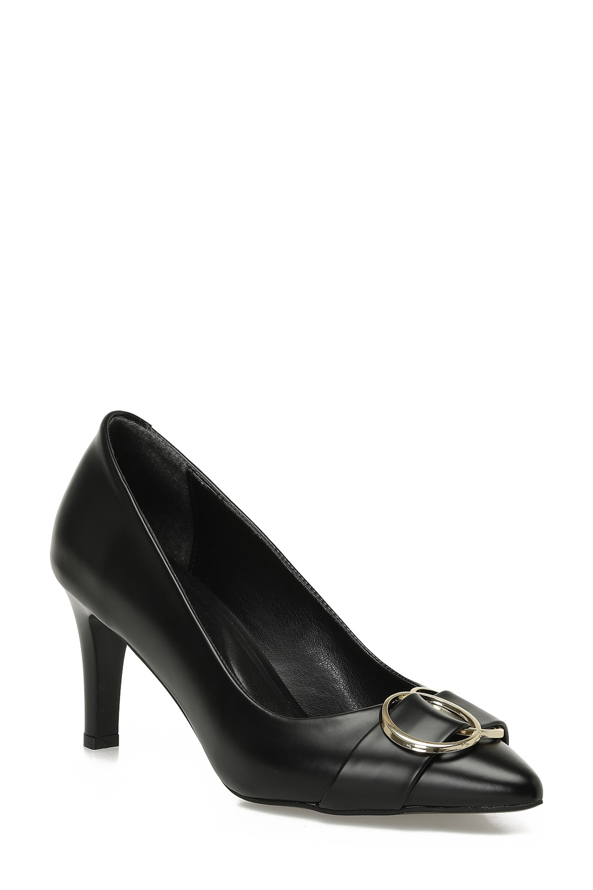 326022R.Z 5PR Siyah Kadın Topuklu Ayakkabı - Görsel 3