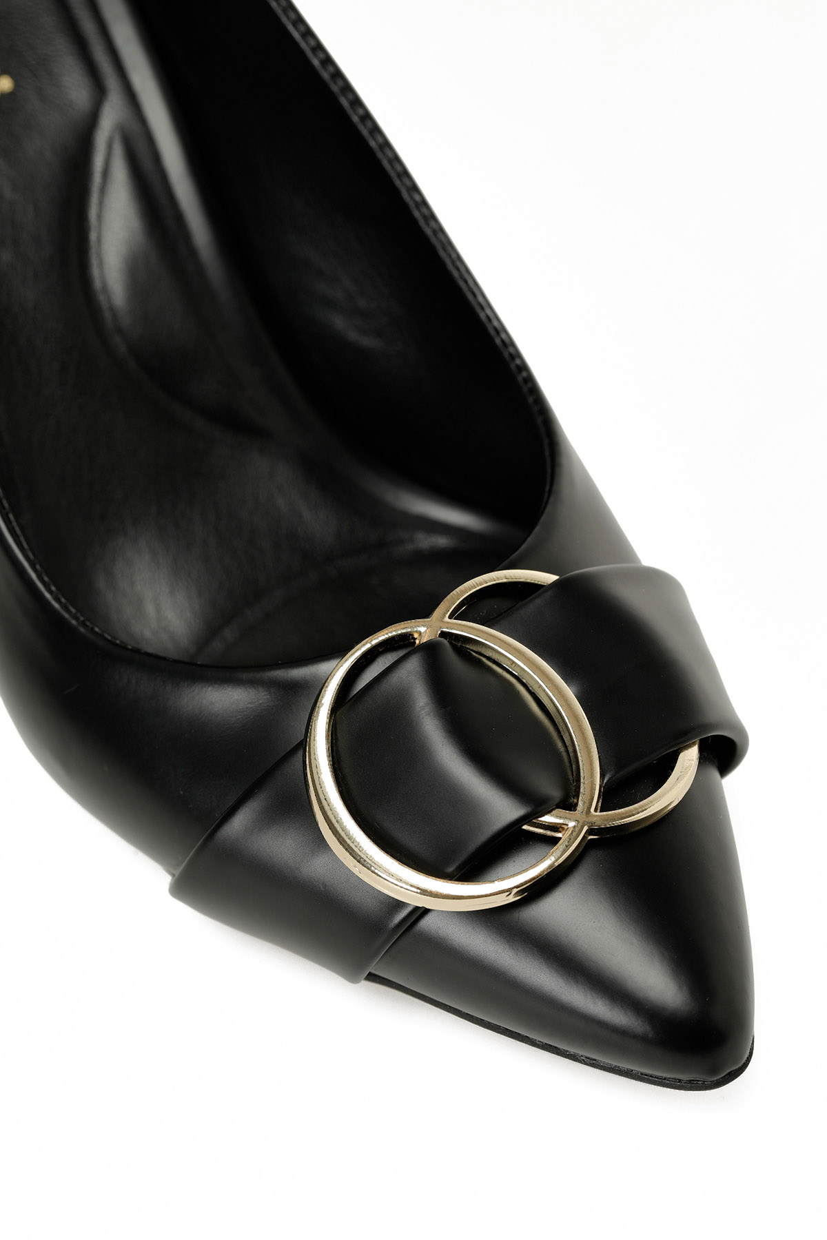 326022R.Z 5PR Siyah Kadın Topuklu Ayakkabı - Görsel 8