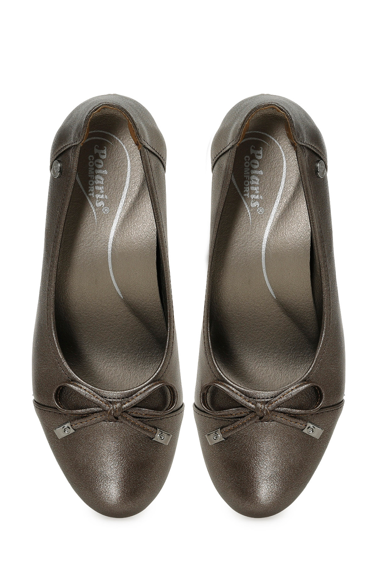 167045.PZ5PR Bronz Kadın Topuklu Ayakkabı - Görsel 5