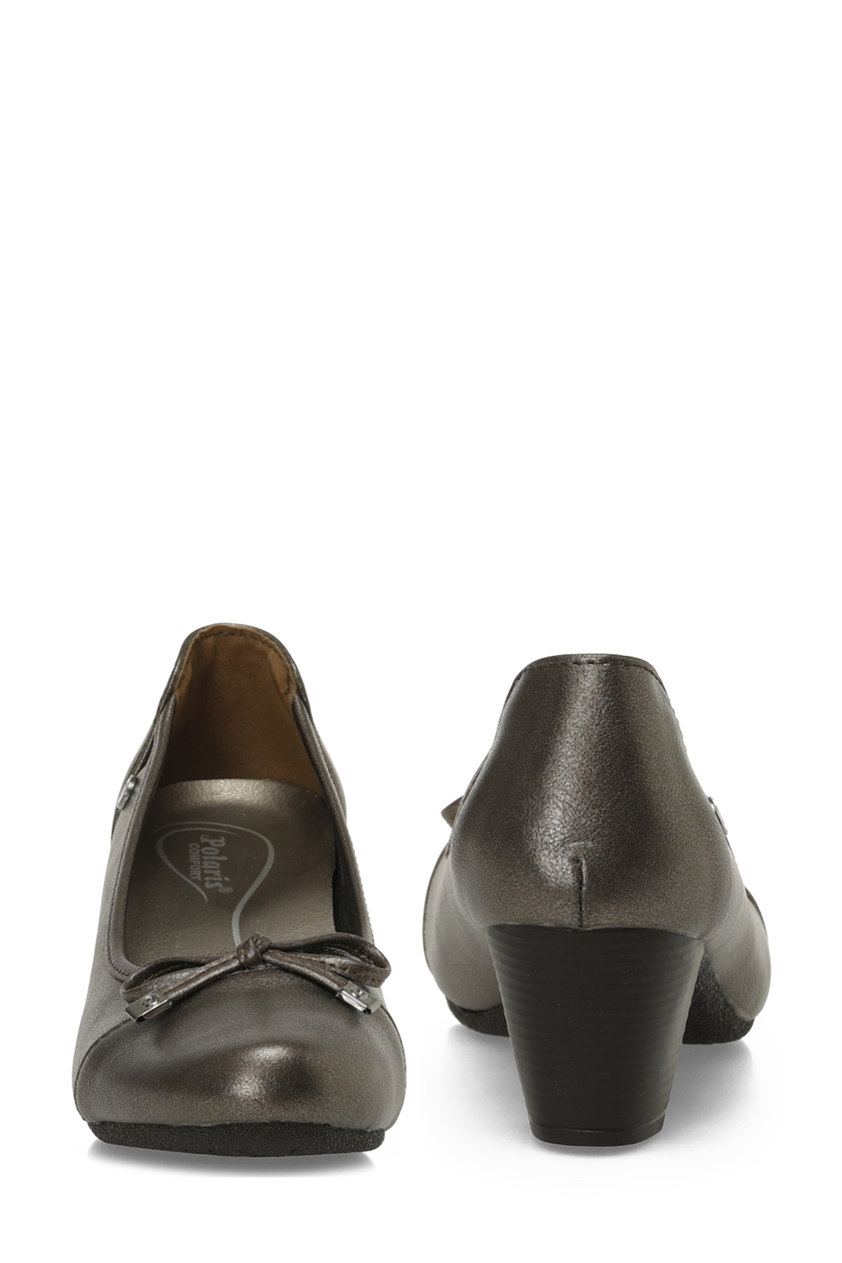 167045.PZ5PR Bronz Kadın Topuklu Ayakkabı - Görsel 6