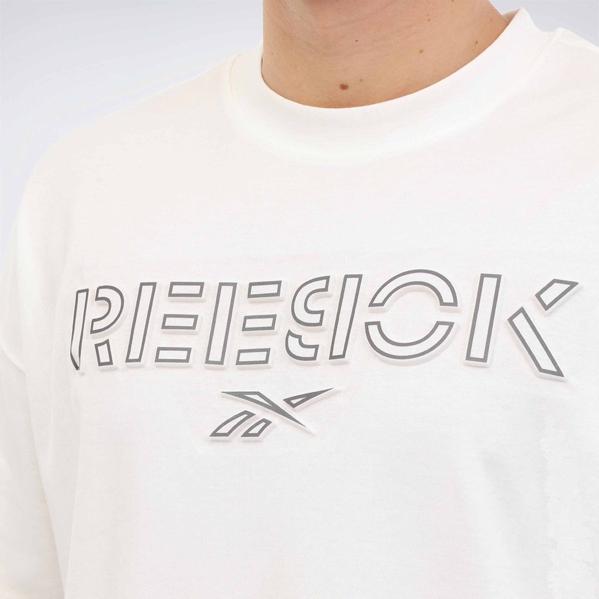 Reebok DEYNA TEE Ekru Erkek Kısa Kol T-Shirt