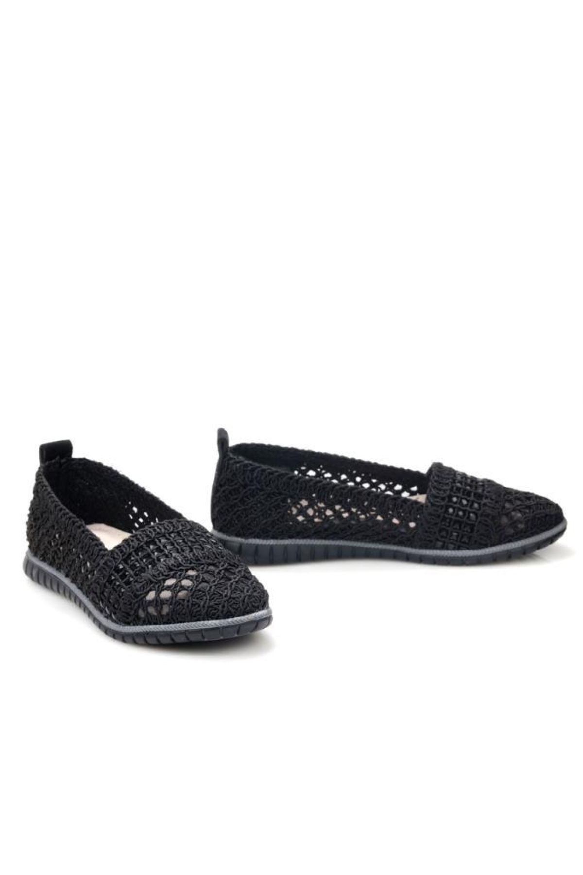 Krl 03139 Kadın Örgülü Günlük Babet - Görsel 4