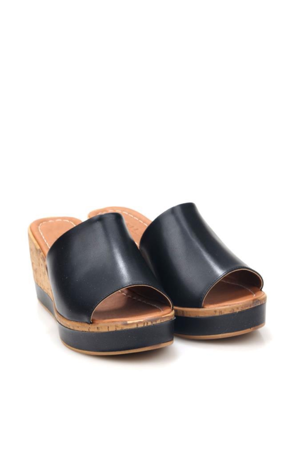 Frzn 03190 Dolgu Topuk Kadın Terlik - Görsel 3