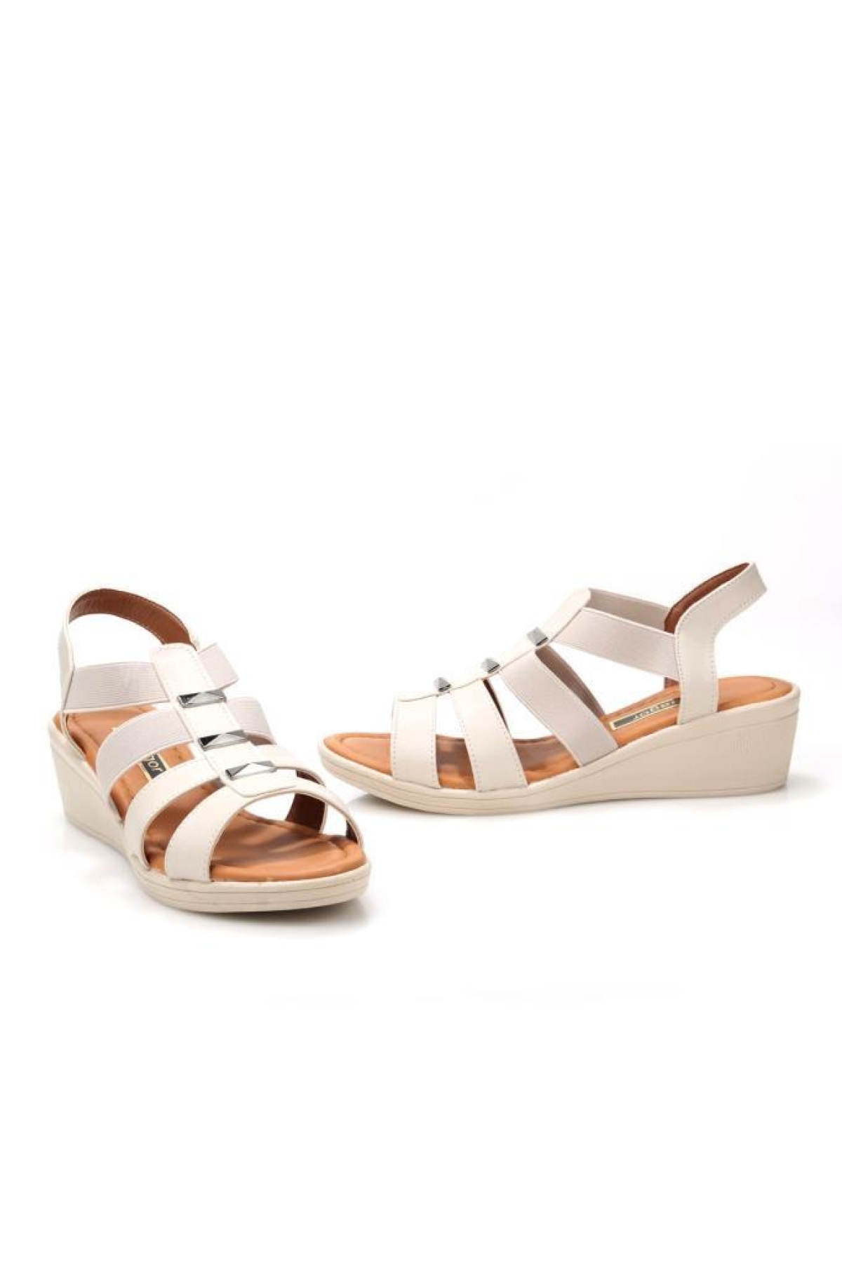 Pisagor Ps-32920 Kadın Dolgu Taban Sandalet - Görsel 4