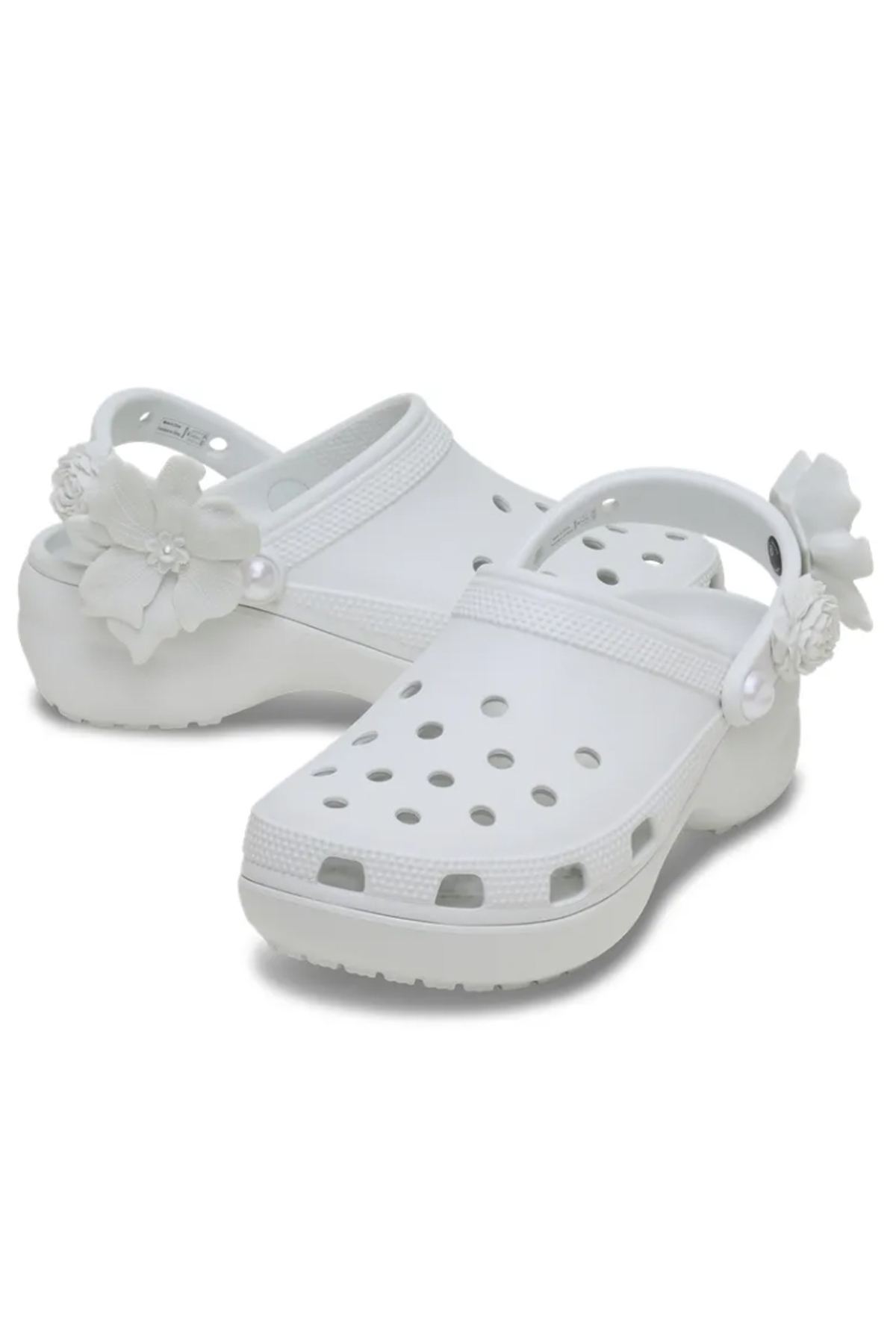 Classic Platform Clog Bouquet Clog Kadın Terlik Gri - Görsel 4