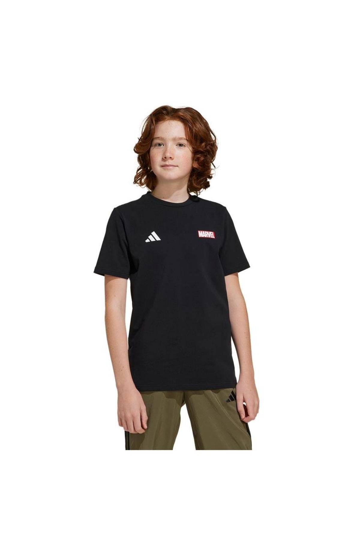 yuu  Unisex Çocuk Siyah GRAPHIC TEE (SHORT SLEEVE J MRVL MS GFX T
