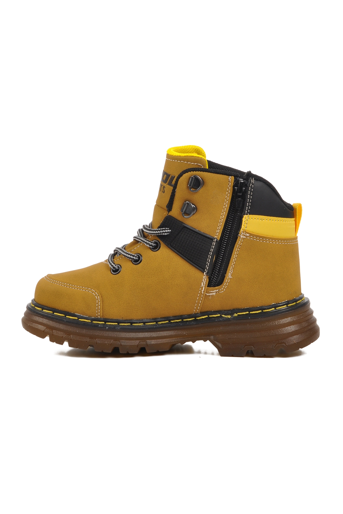 Aspor Sarı Fermuarlı Unisex Çocuk Bot - Görsel 3