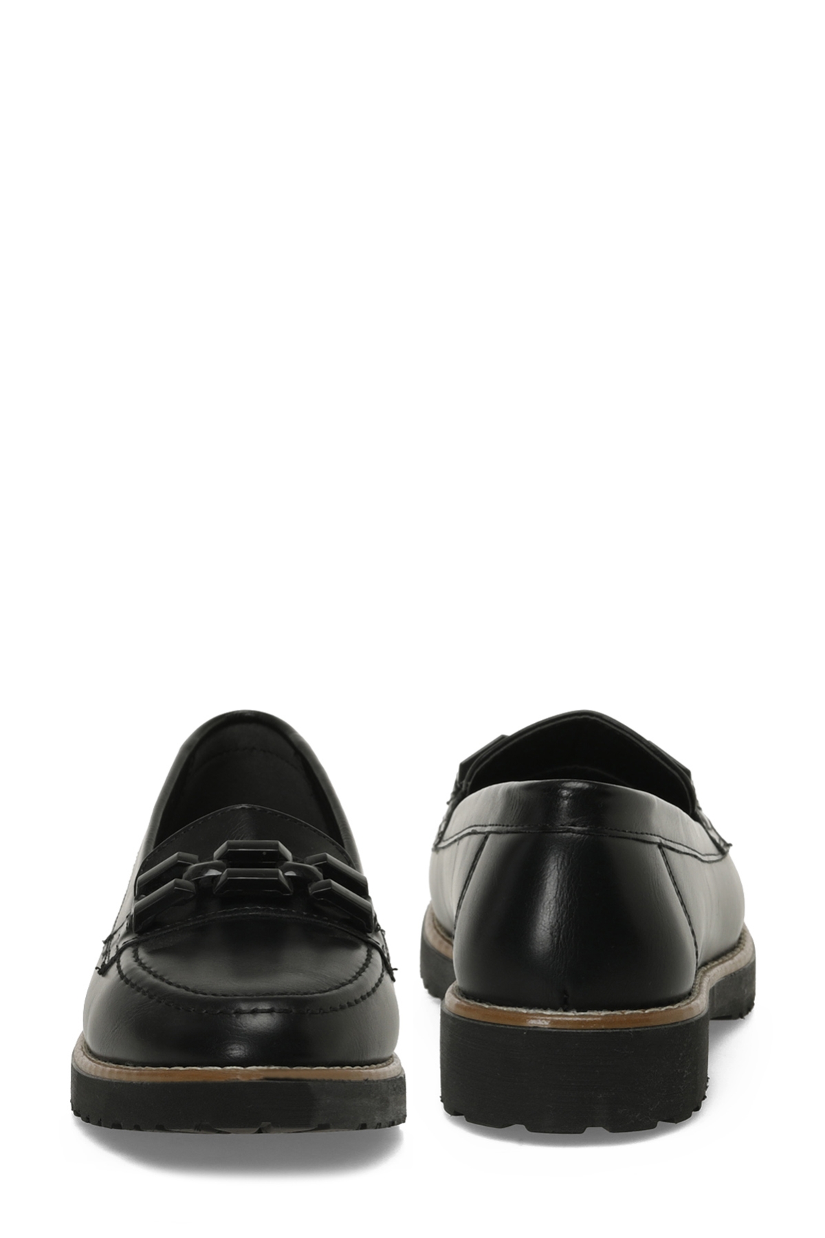 324016.Z 5PR Siyah Kadın Loafer - Görsel 6