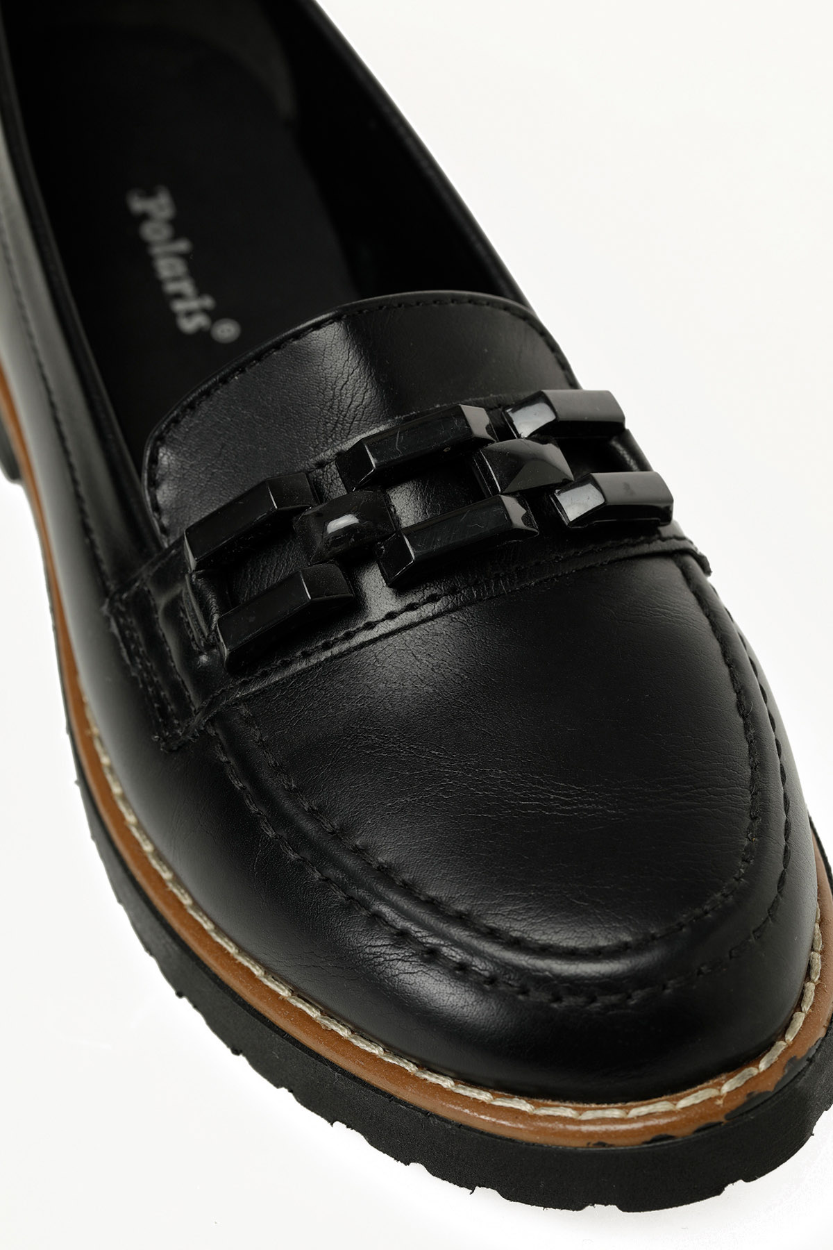 324016.Z 5PR Siyah Kadın Loafer - Görsel 8