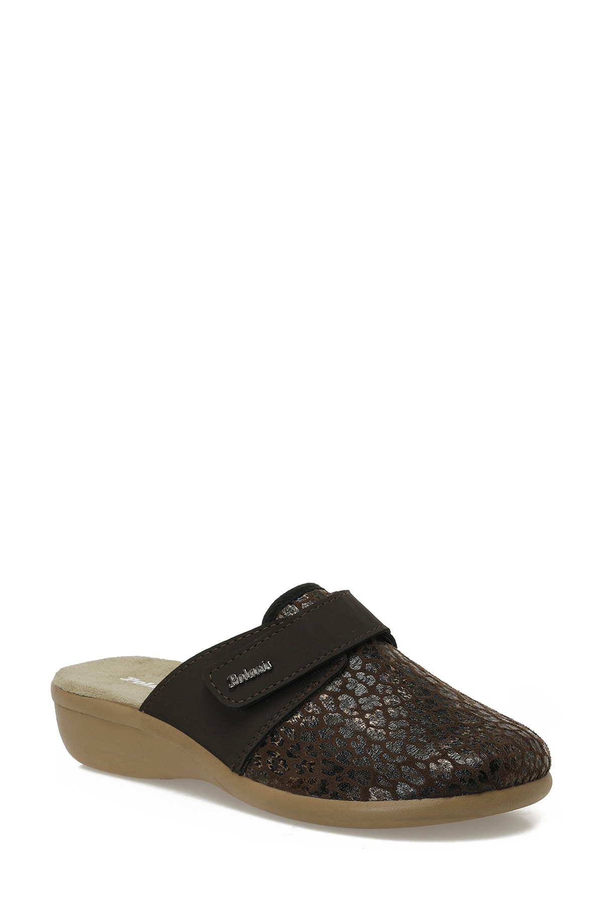 609016.Z5PR Kahverengi Kadın Ev Terliği - Görsel 3