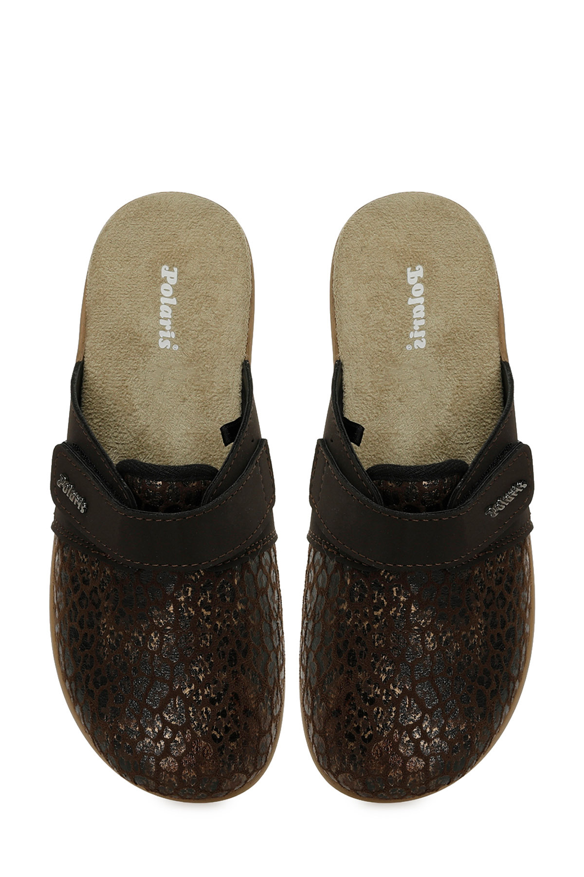 609016.Z5PR Kahverengi Kadın Ev Terliği - Görsel 5