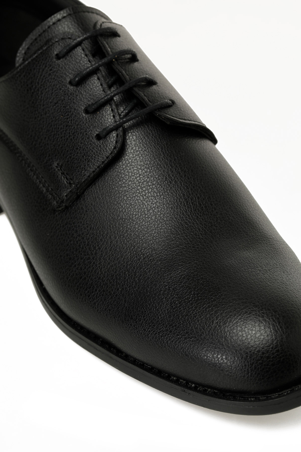 357354.M P 5PR Siyah Erkek Klasik Ayakkabı - Görsel 9