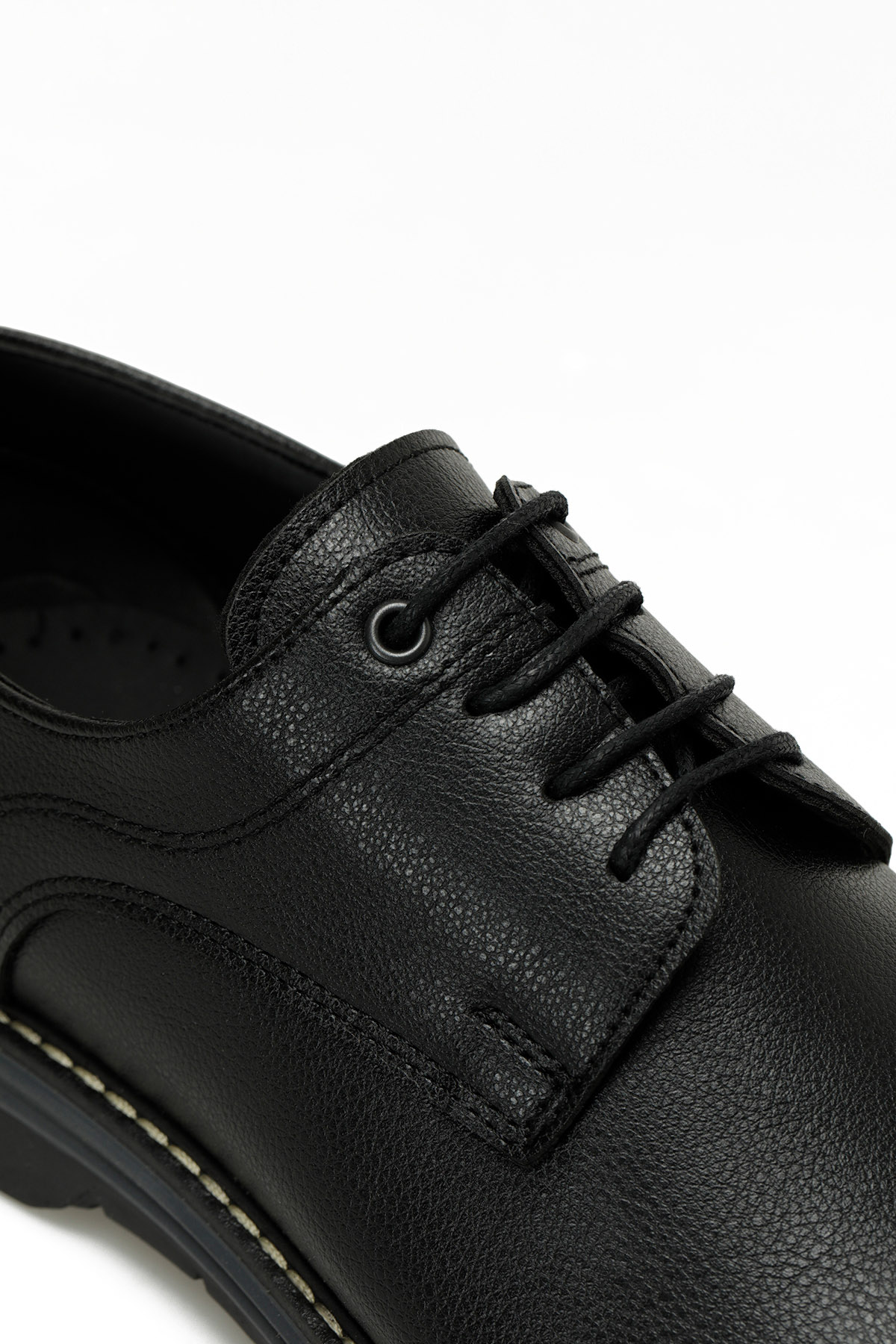 PURSAK-INF PRO 5PR Siyah Erkek Klasik Ayakkabı - Görsel 9