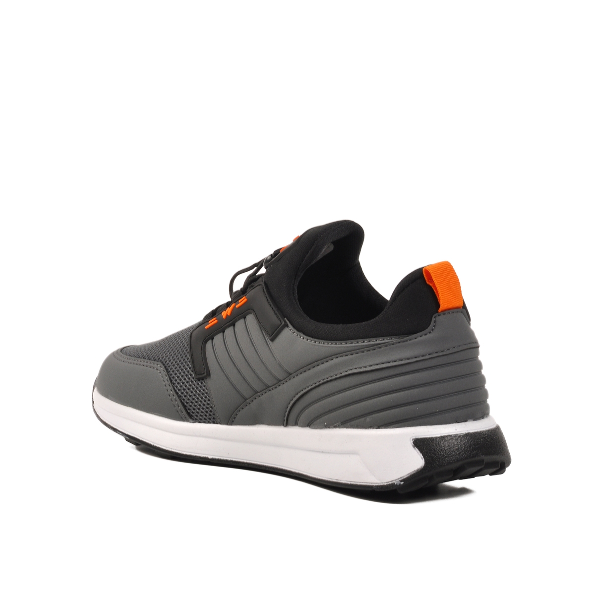 Füme Fileli Kilit Bağcıklı Erkek Spor Ayakkabı - Görsel 5