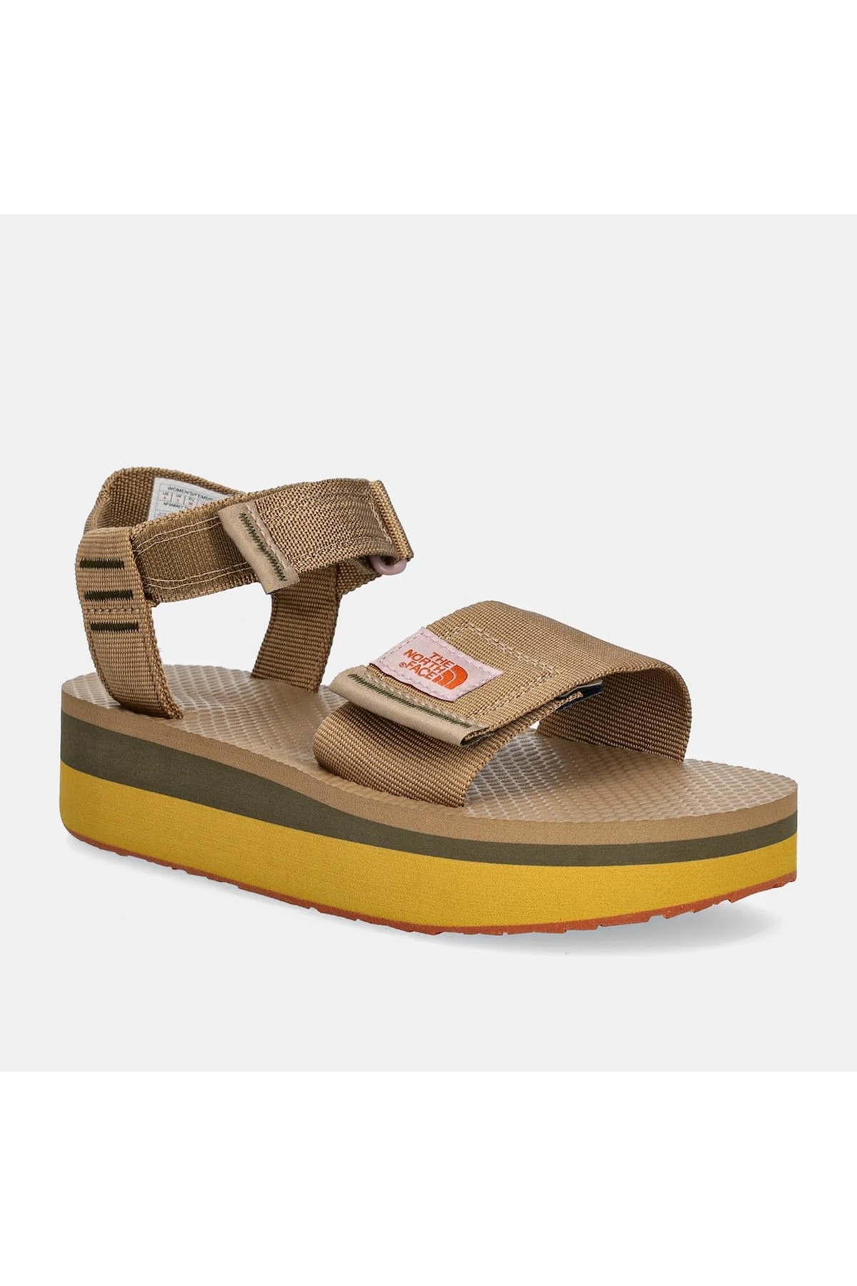 Skeena Platform Kadın Kahverengi Sandalet - Görsel 3