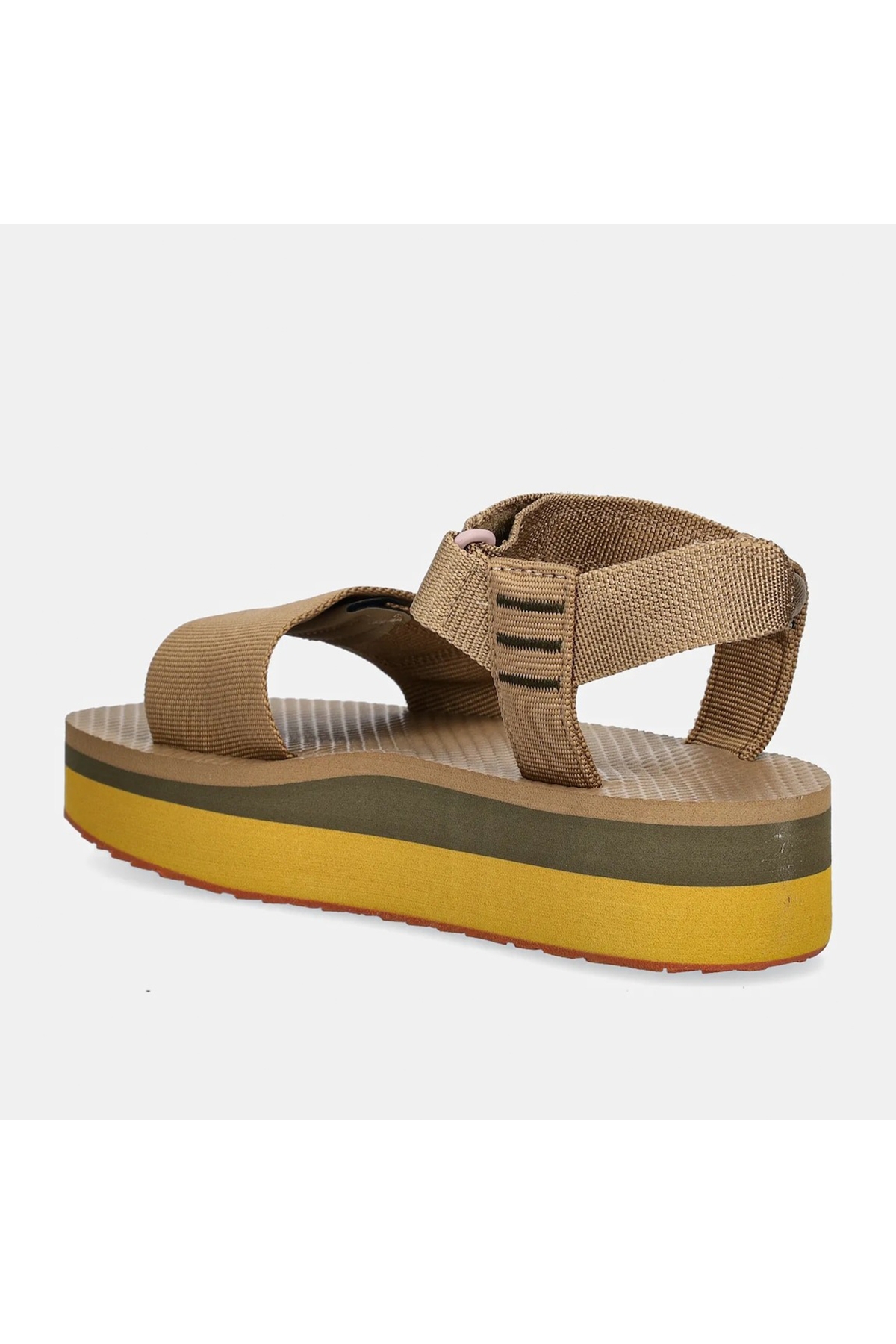 Skeena Platform Kadın Kahverengi Sandalet - Görsel 4