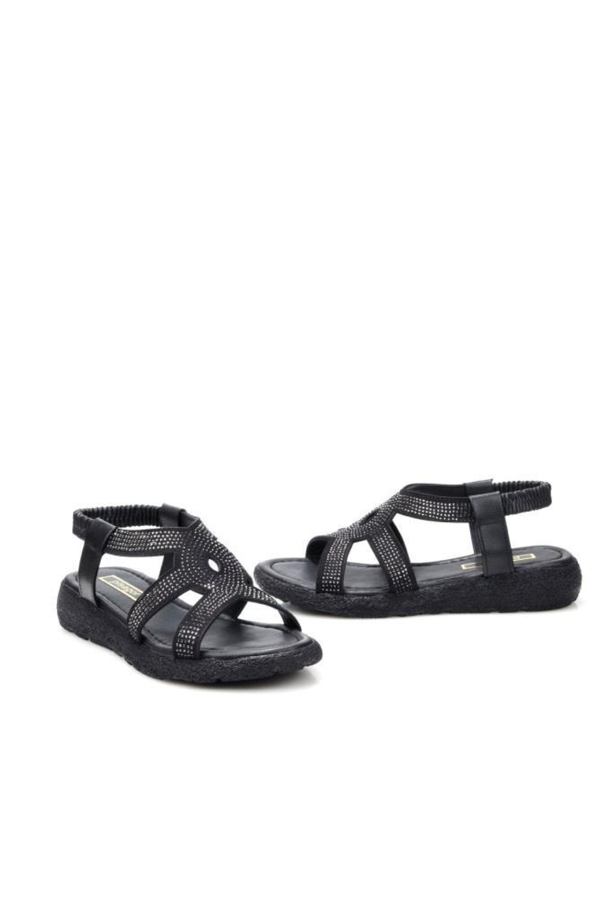 Pisagor Ps-32360 Kadın Günlük Taşlı Sandalet - Görsel 4