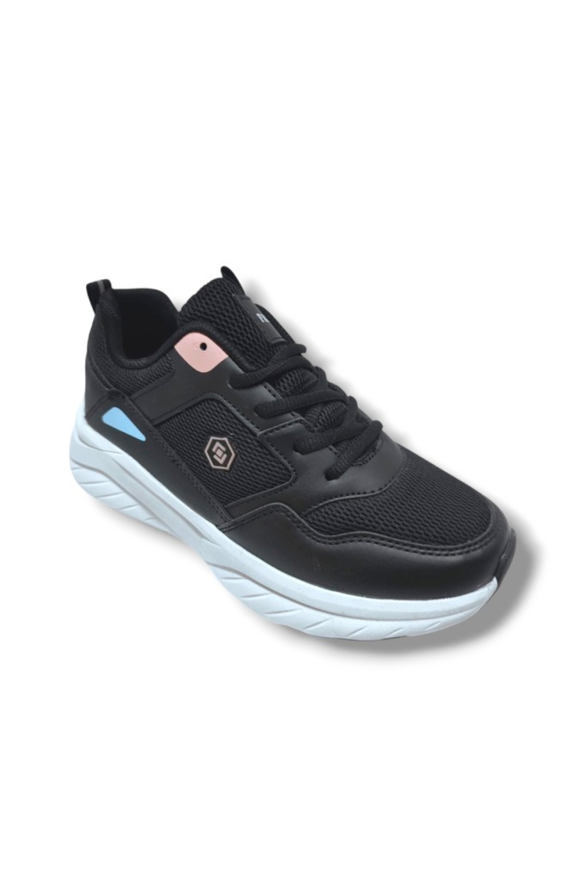 2110-25 Deri Anorak Anatomik Kadın Sneaker Siyah Pembe - Görsel 2