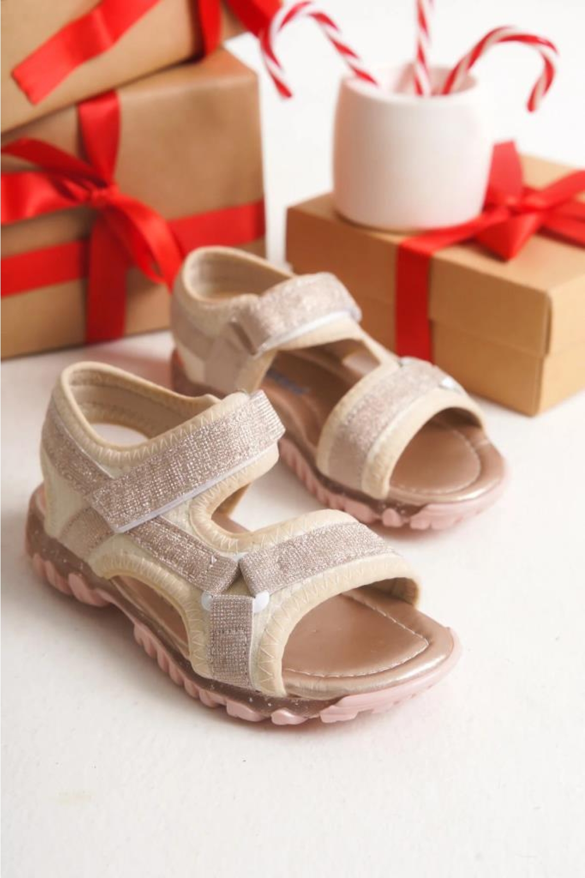 Arzen 03220 Ortopedik Kız Çocuk Sandalet - Görsel 4