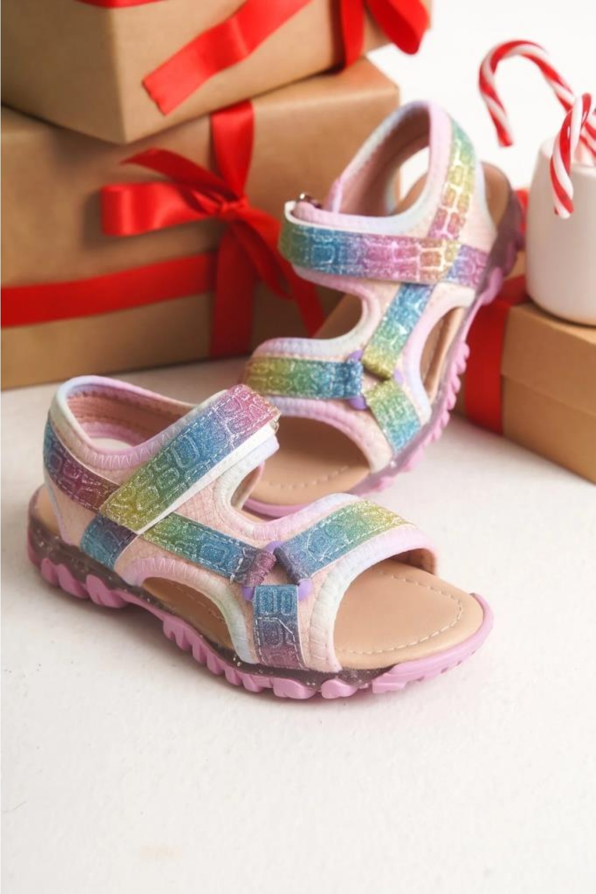 Arzen 03220 Ortopedik Kız Çocuk Sandalet - Görsel 2