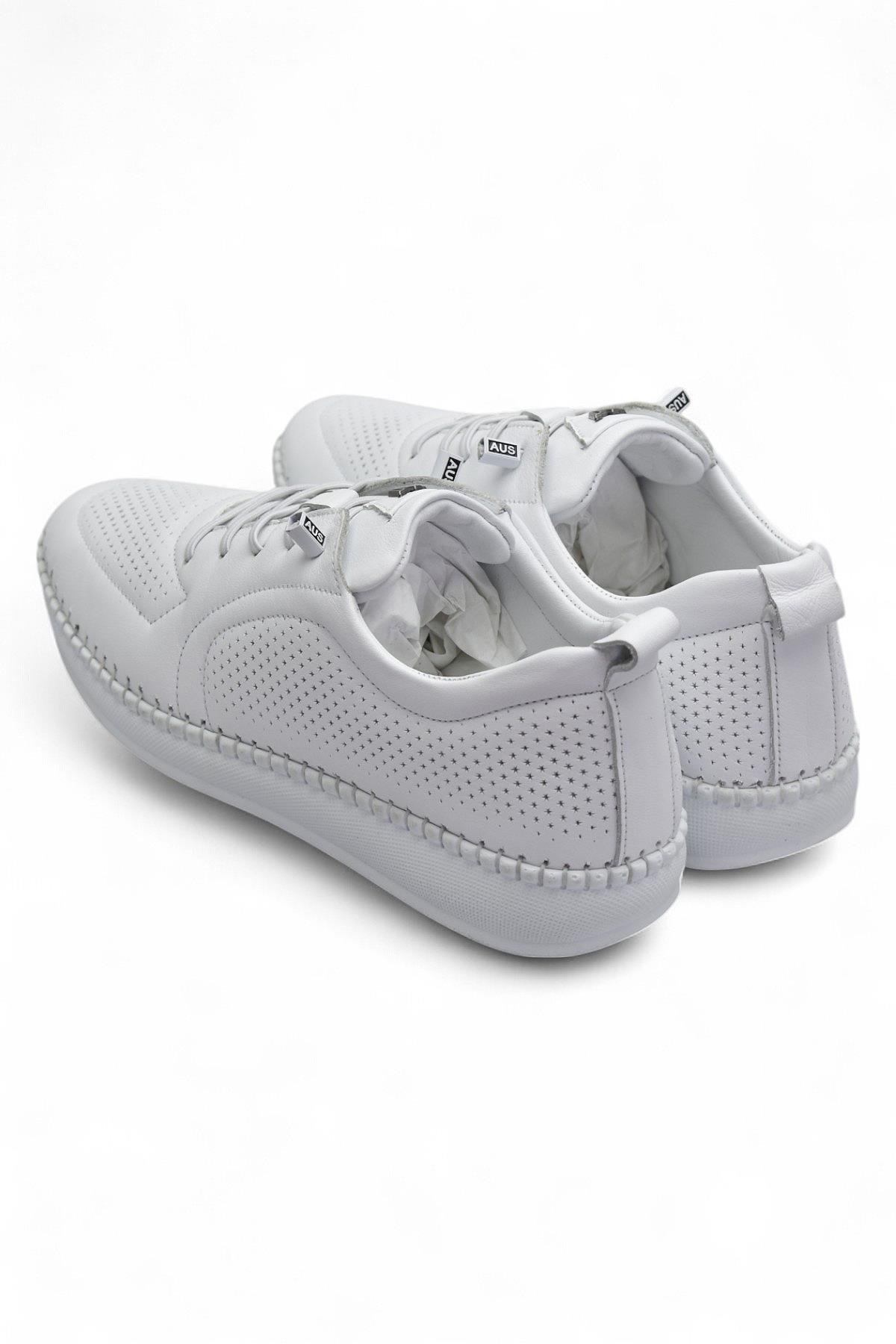 Z094 Tam Ortopedik Taban Günlük Hakiki Deri Kadın Ayakkabı Kadın Casual Ayakkabı - Görsel 7