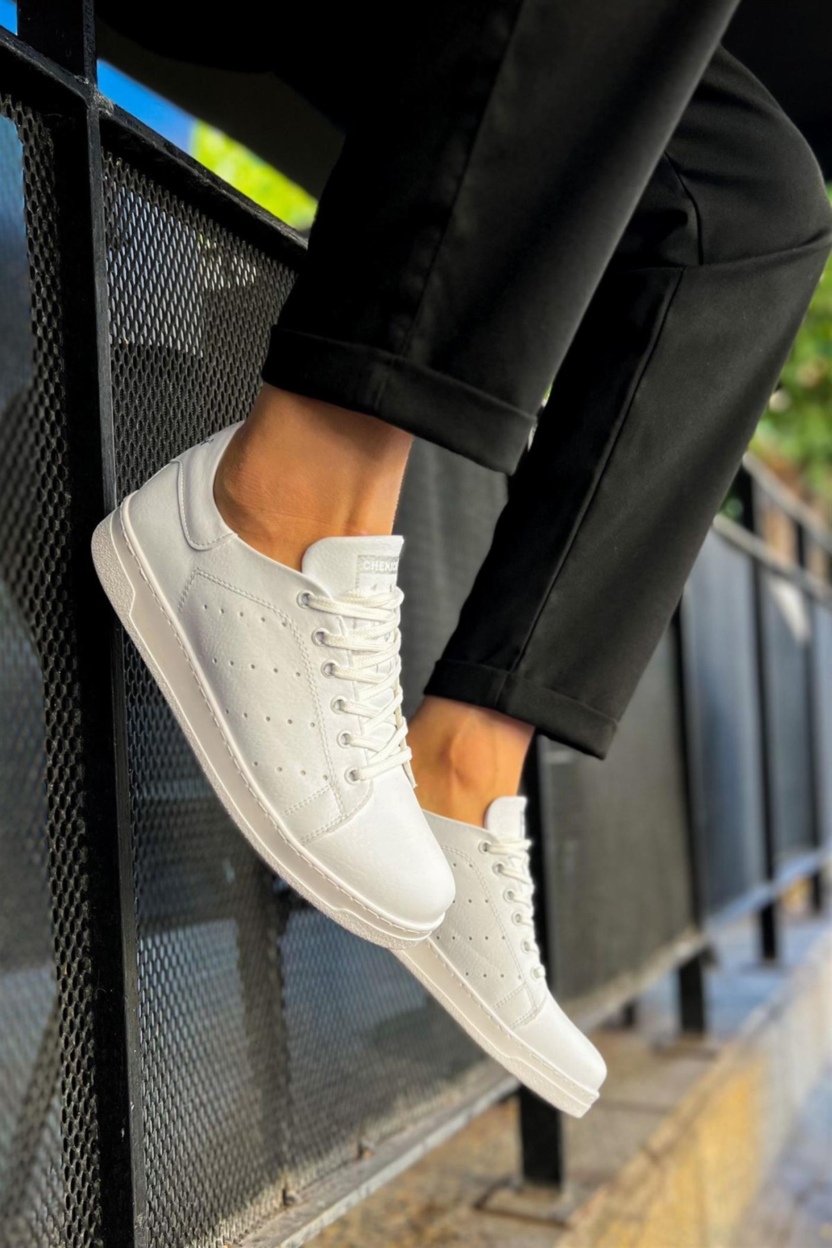 Erkek Beyaz Sneaker Ayakkabı - Görsel 2