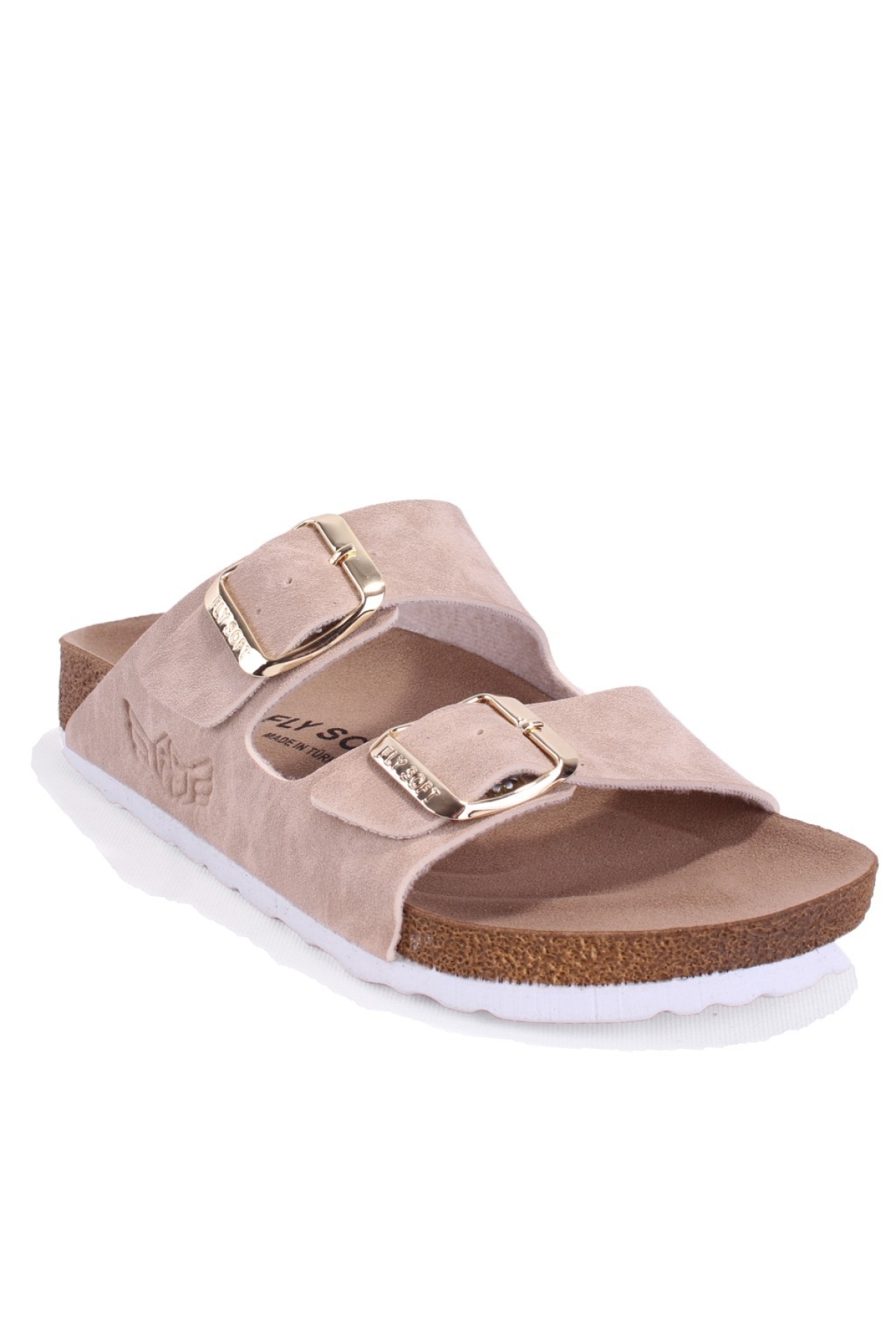 S901002 Bej Günlük Ortopedik Kız Çocuk Spor Terlik - Görsel 2