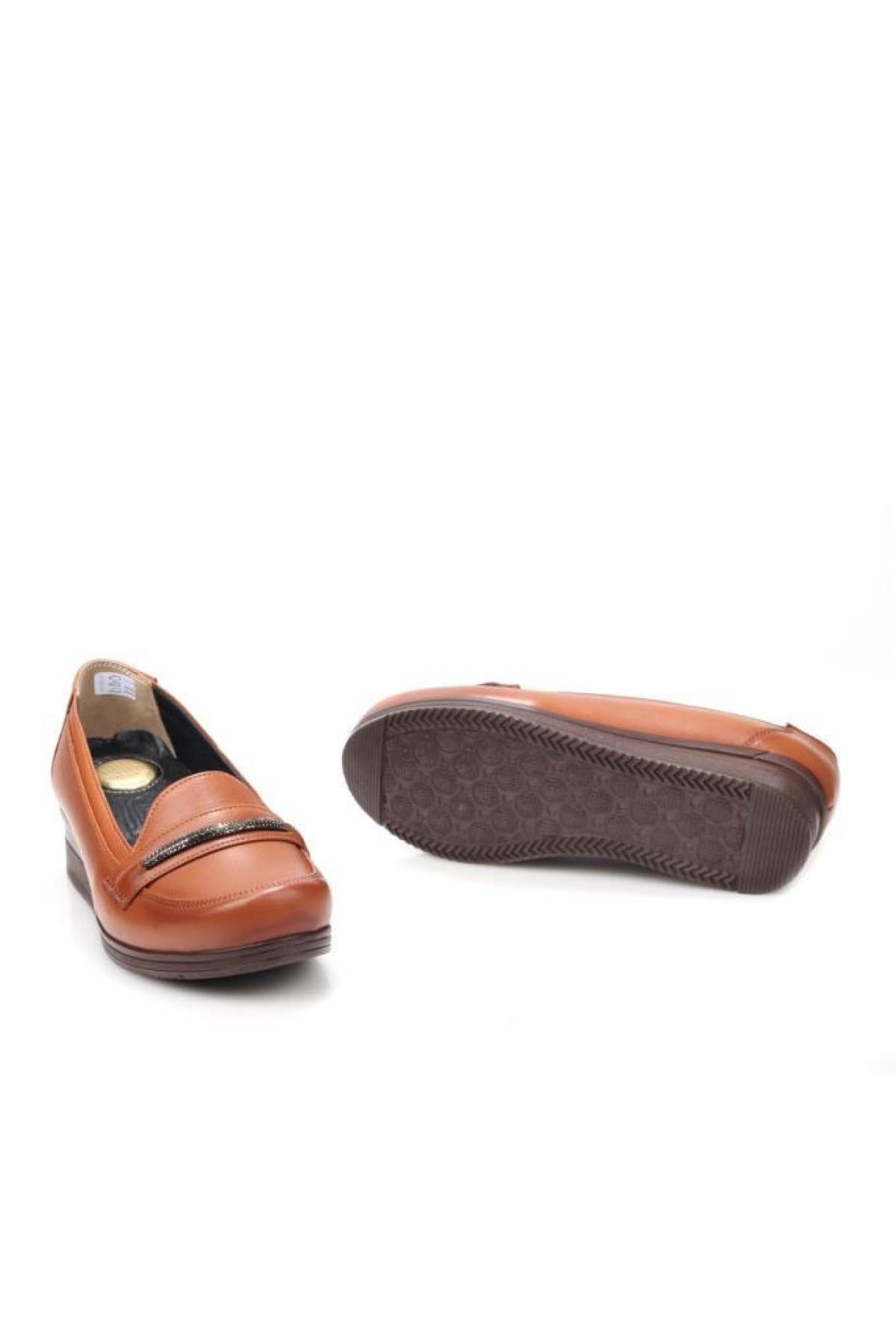 Edik DR194 Ortopedik Kadın Günlük Deri Ayakkabı - Görsel 7