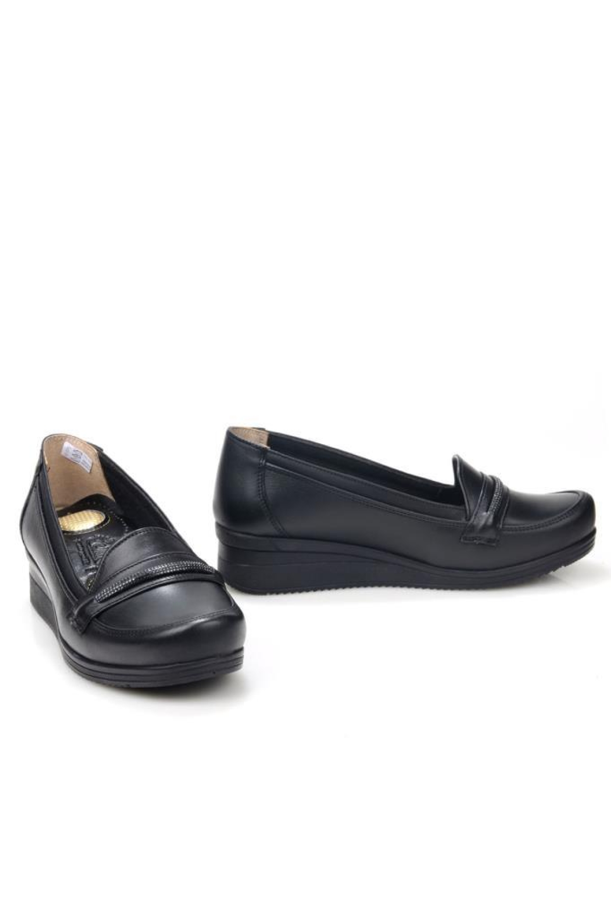 Edik DR194 Ortopedik Kadın Günlük Deri Ayakkabı - Görsel 4