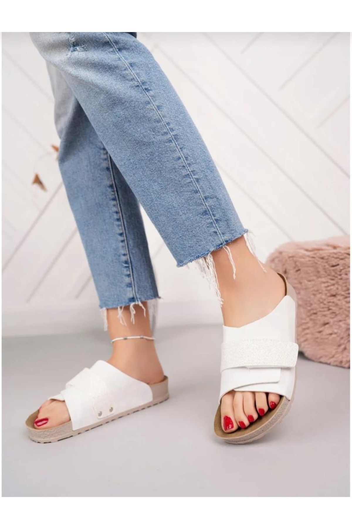 20-020 Ortopedik Kadın Günlük Terlik - Görsel 4