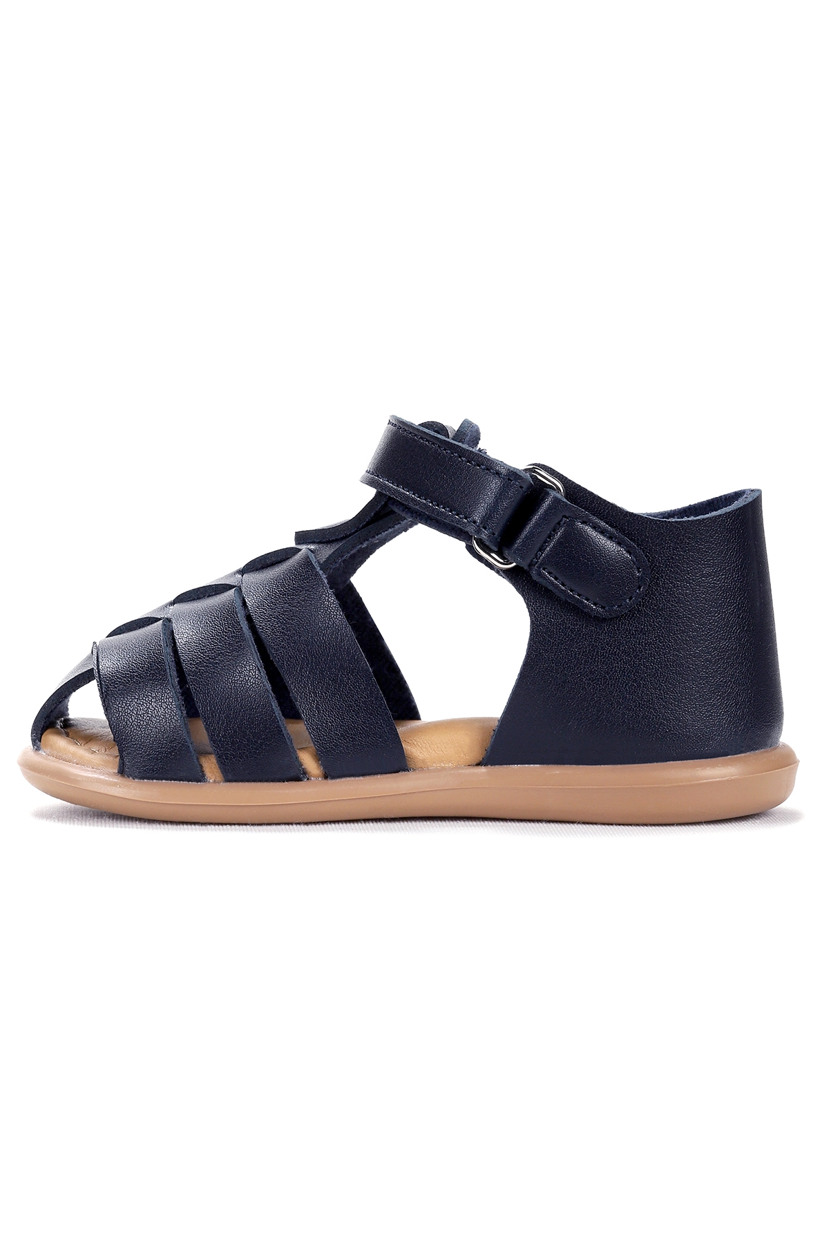 Lonpe İlk Adım Cırtlı Erkek Bebek Sandalet Lacivert - Görsel 5