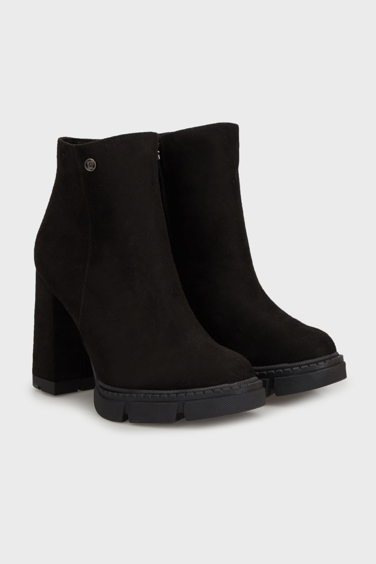 Bayan Bot PC54139 SİYAH SÜET - Görsel 4