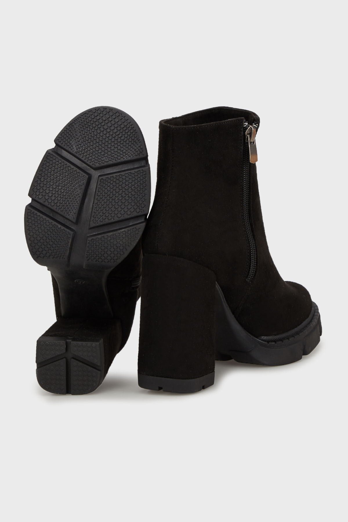 Bayan Bot PC54139 SİYAH SÜET - Görsel 5