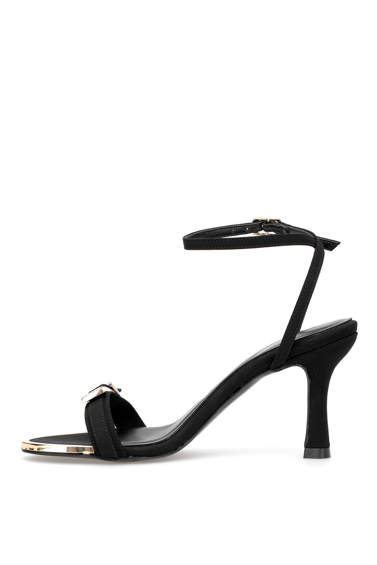 Elit PM53 K809N Kadın Klasik Topuklu Ayakkabı Siyah - Görsel 4