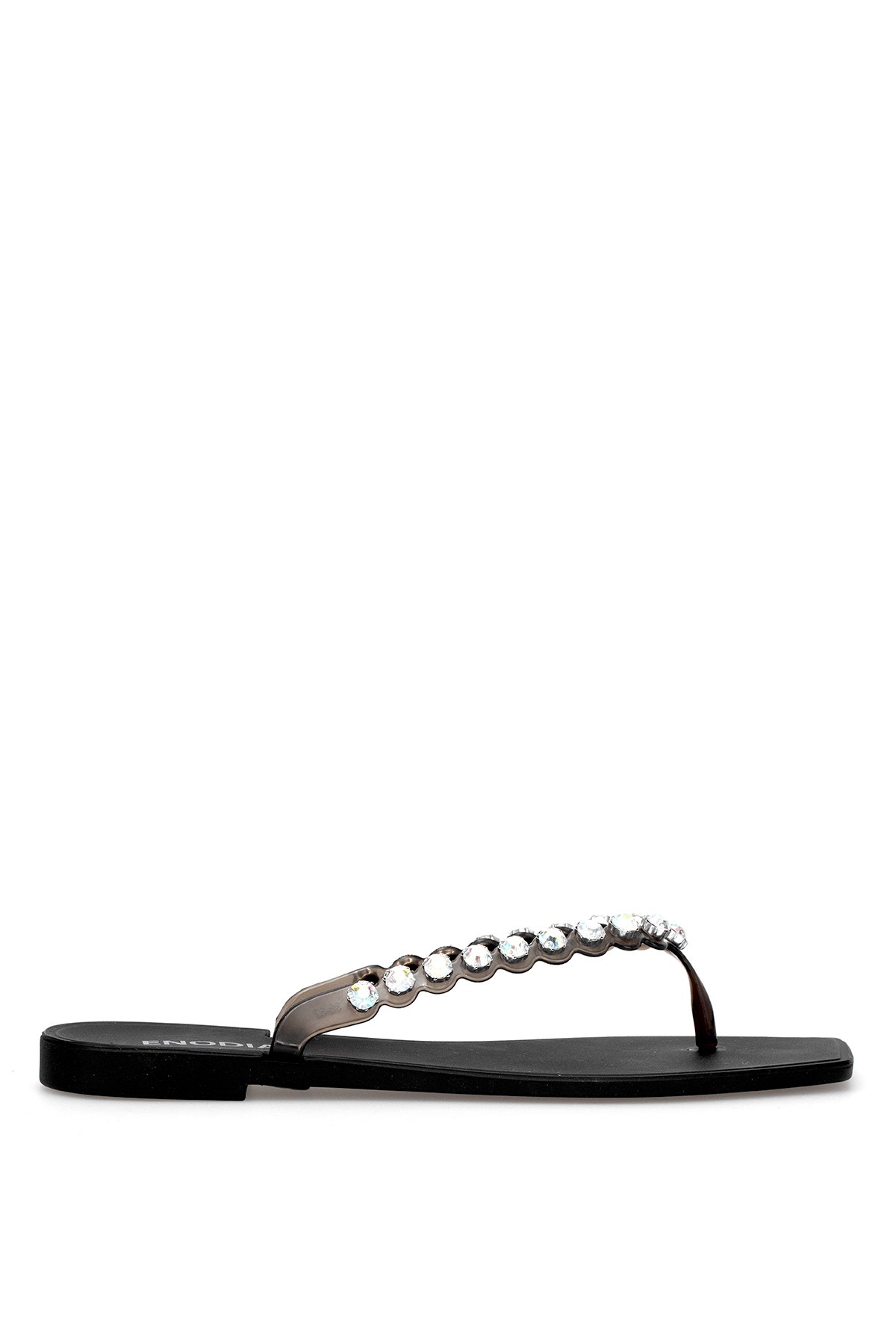 Elit KDRJ002-1 Kadın Parmak Arası Terlik Siyah - Görsel 2