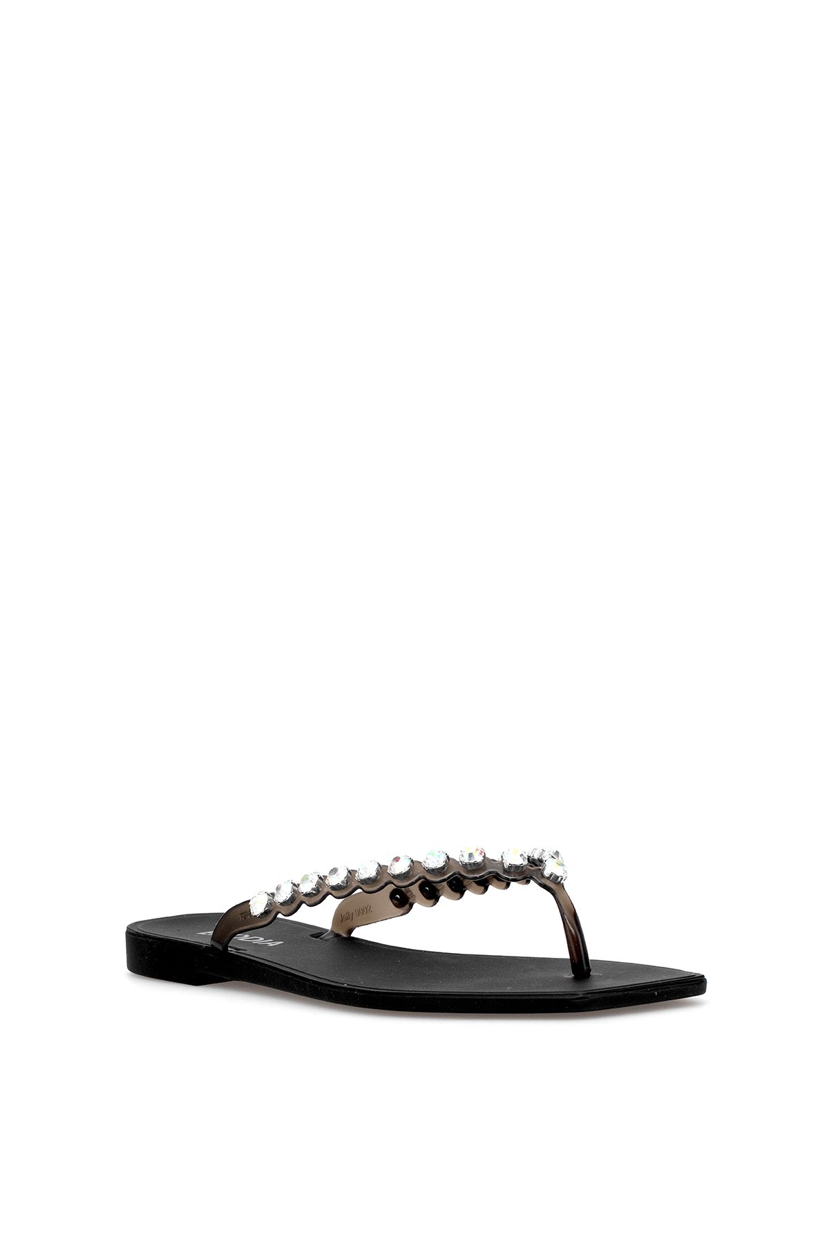 Elit KDRJ002-1 Kadın Parmak Arası Terlik Siyah - Görsel 3