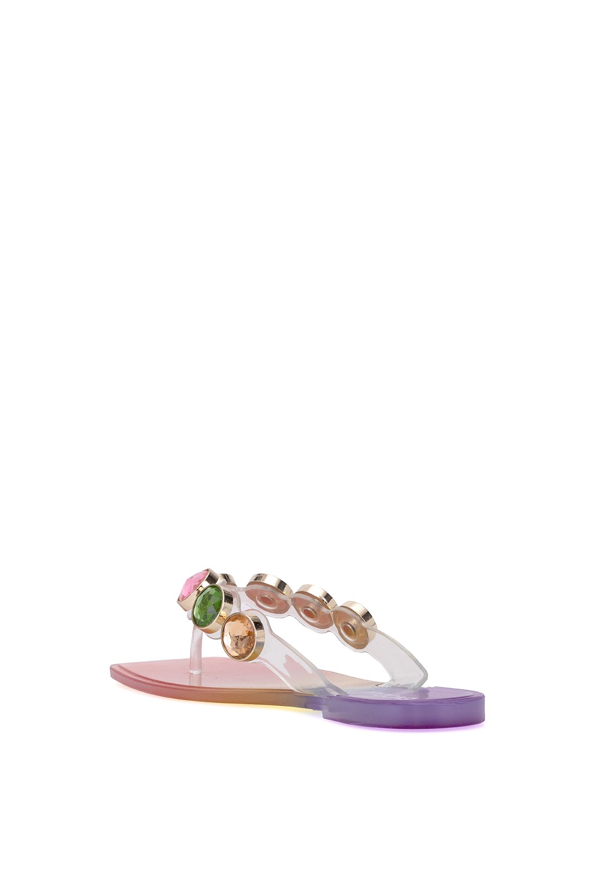 Elit KDRJ001-1 Kadın Parmak Arası Terlik Gökkuşağı - Görsel 5