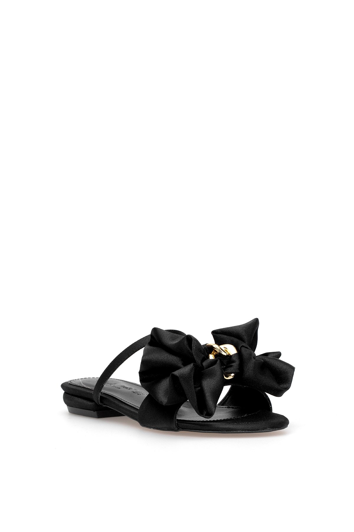 Elit PM230 K202 Kadın Düz Terlik Siyah - Görsel 3