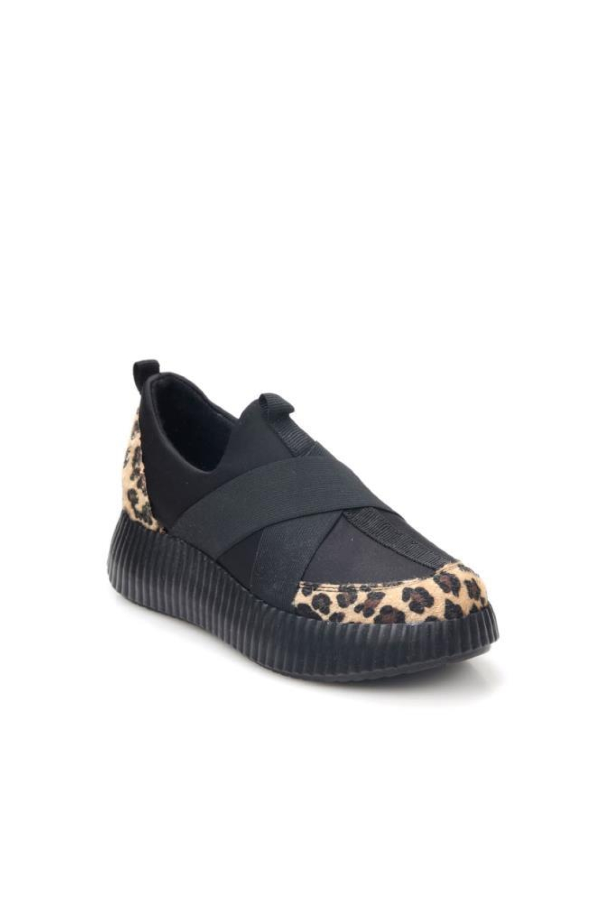 Fendii 02994 Bağcıksız Yüksek Taban Kadın Spor Ayakkabı - Görsel 2