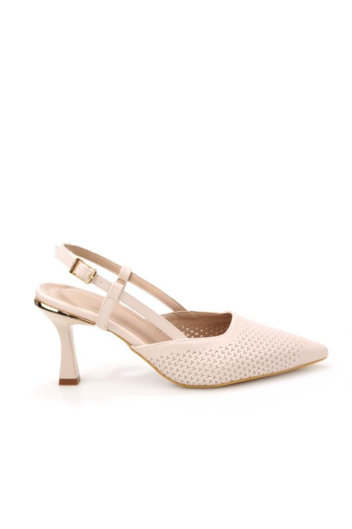 Pisagor Ps-33300 Kadın Arkası Açık Topuklu Ayakkabı - Görsel 2