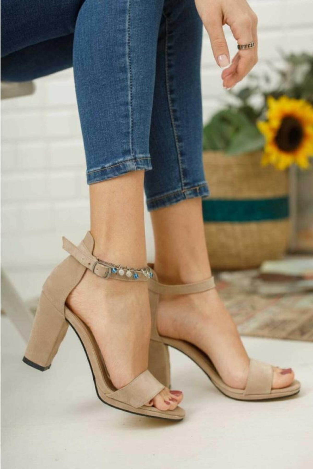 7763 Kadın Ayakkabı Tek Bant - Görsel 2