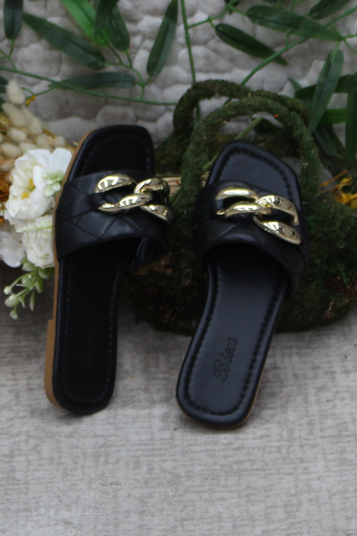 3569 Zarif Şık Günlük Terlik Ev Terliği Kadın Terlik - Görsel 6