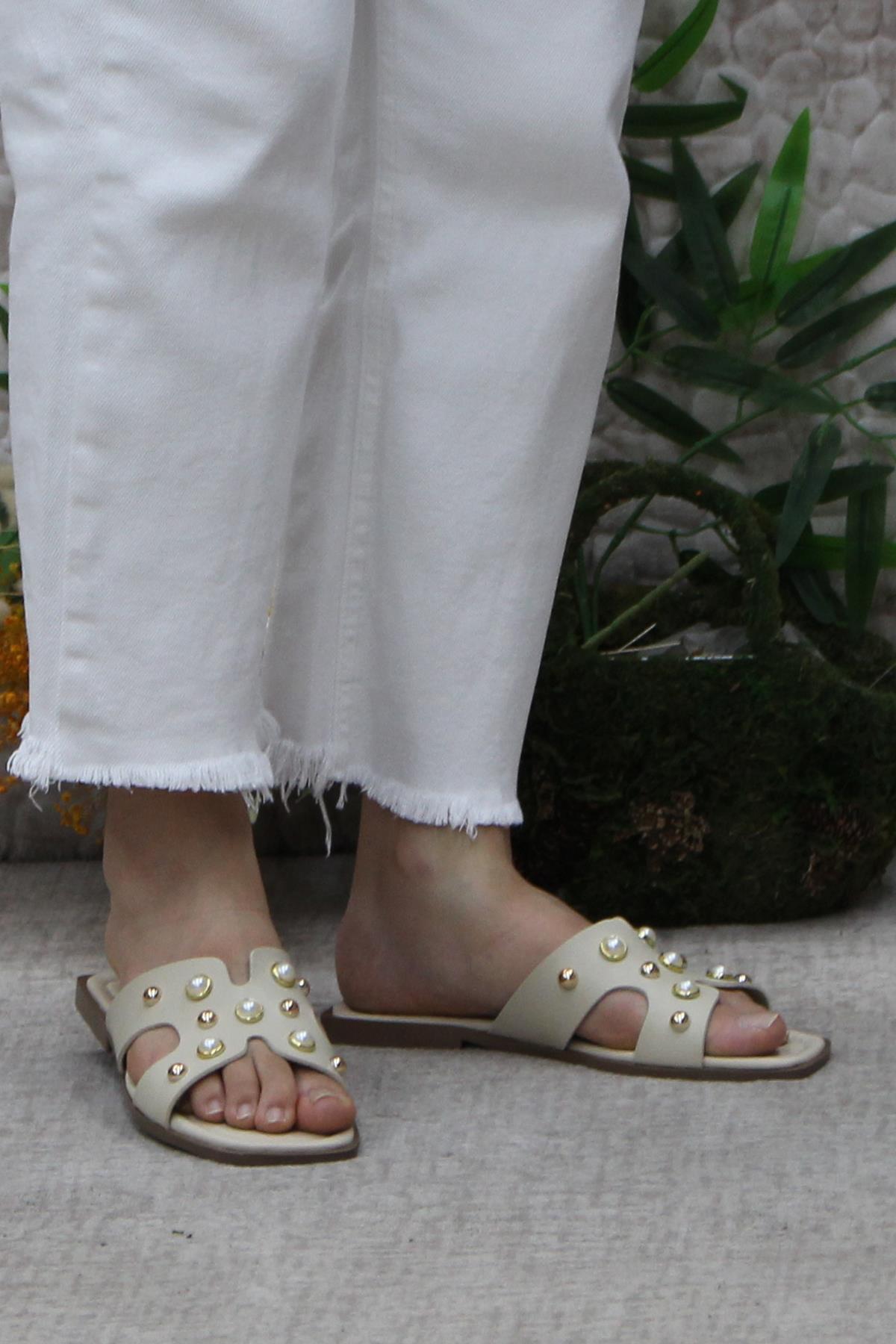 3567 Zarif Şık Günlük Terlik Ev Terliği Kadın Terlik - Görsel 3