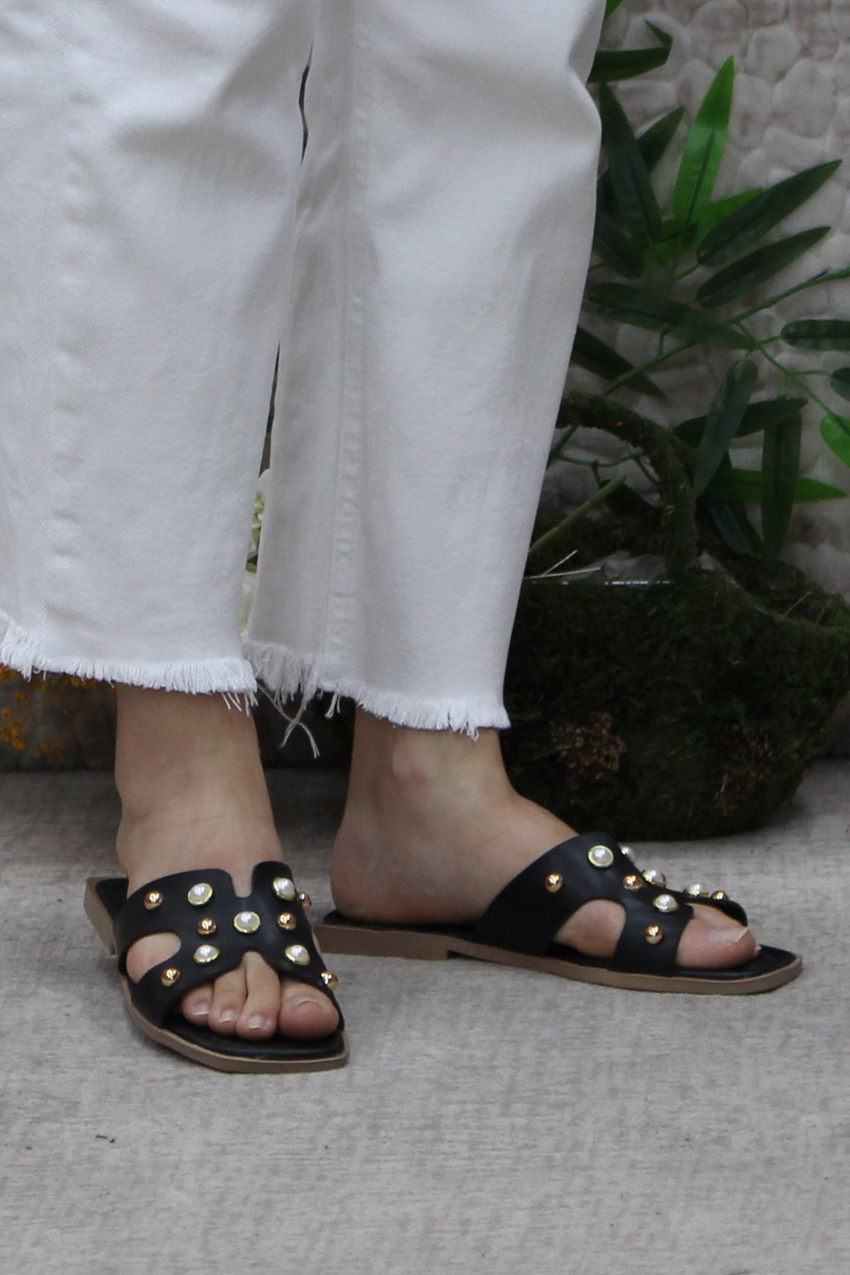 3567 Zarif Şık Günlük Terlik Ev Terliği Kadın Terlik - Görsel 3