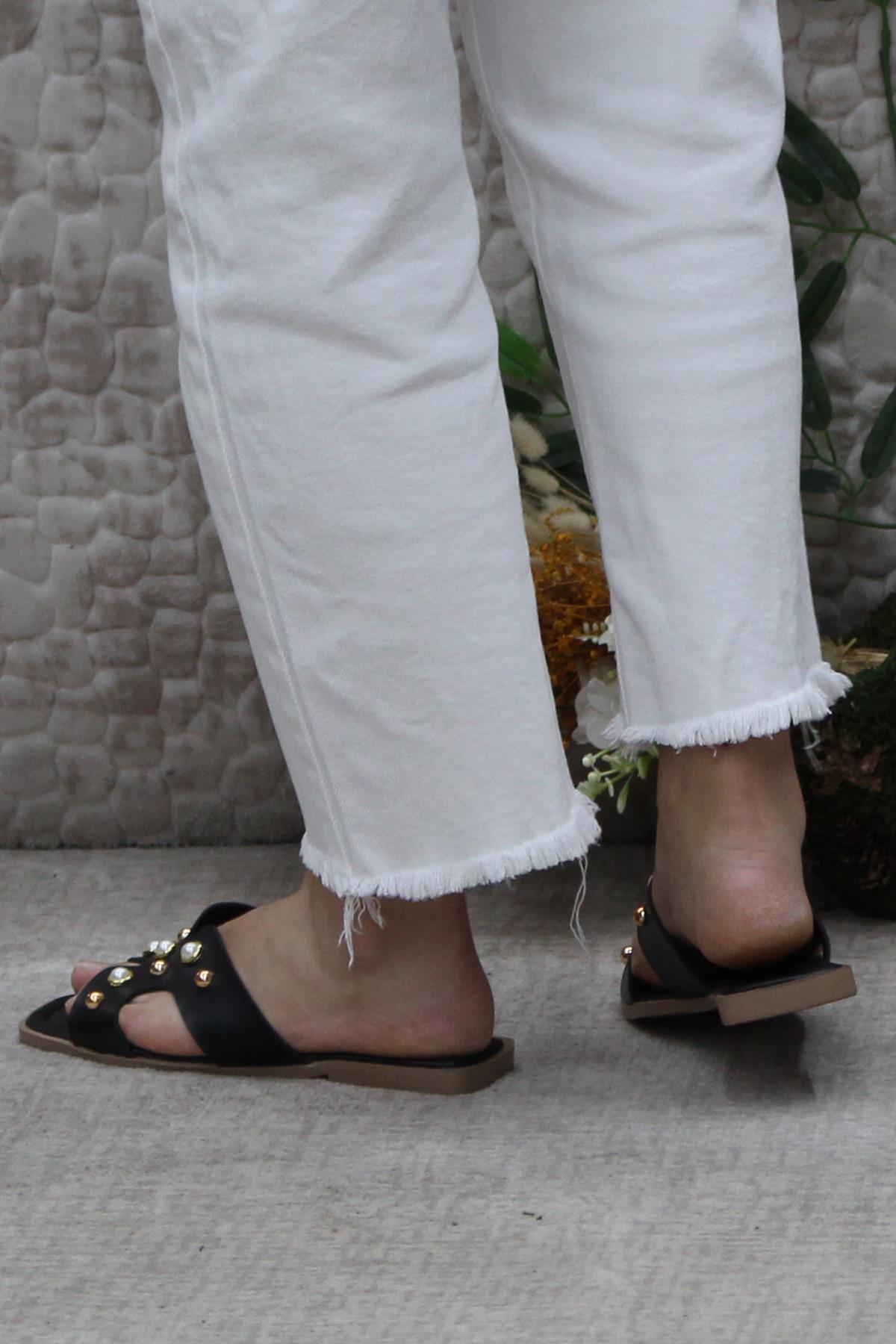 3567 Zarif Şık Günlük Terlik Ev Terliği Kadın Terlik - Görsel 5