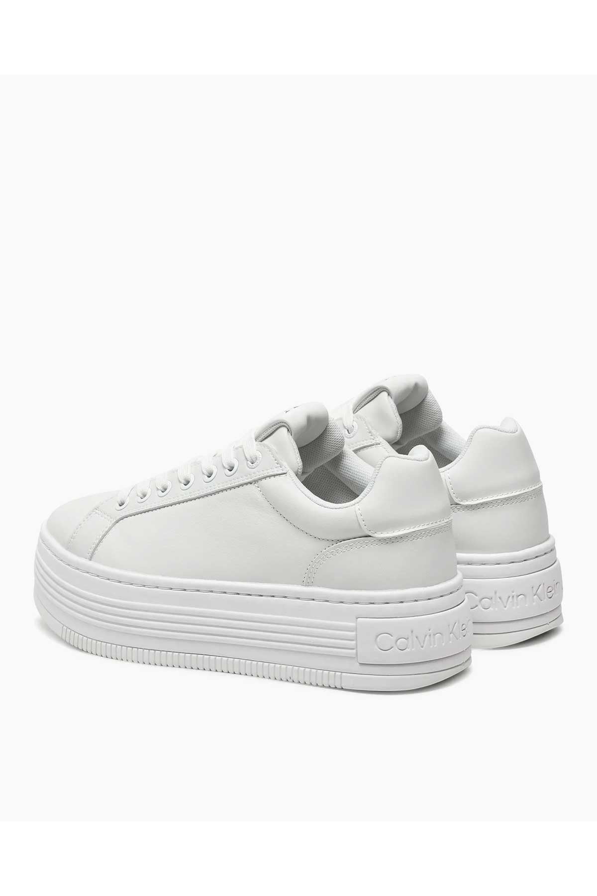 Jeans Bold Platform Low Top Sneakers - Görsel 3