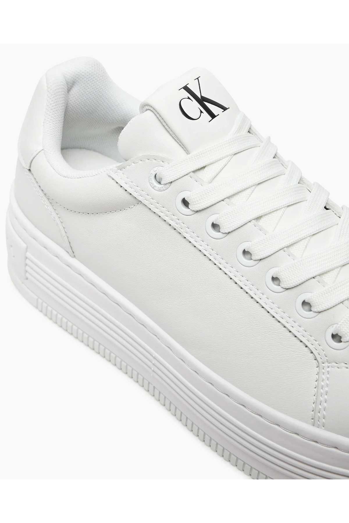 Jeans Bold Platform Low Top Sneakers - Görsel 5